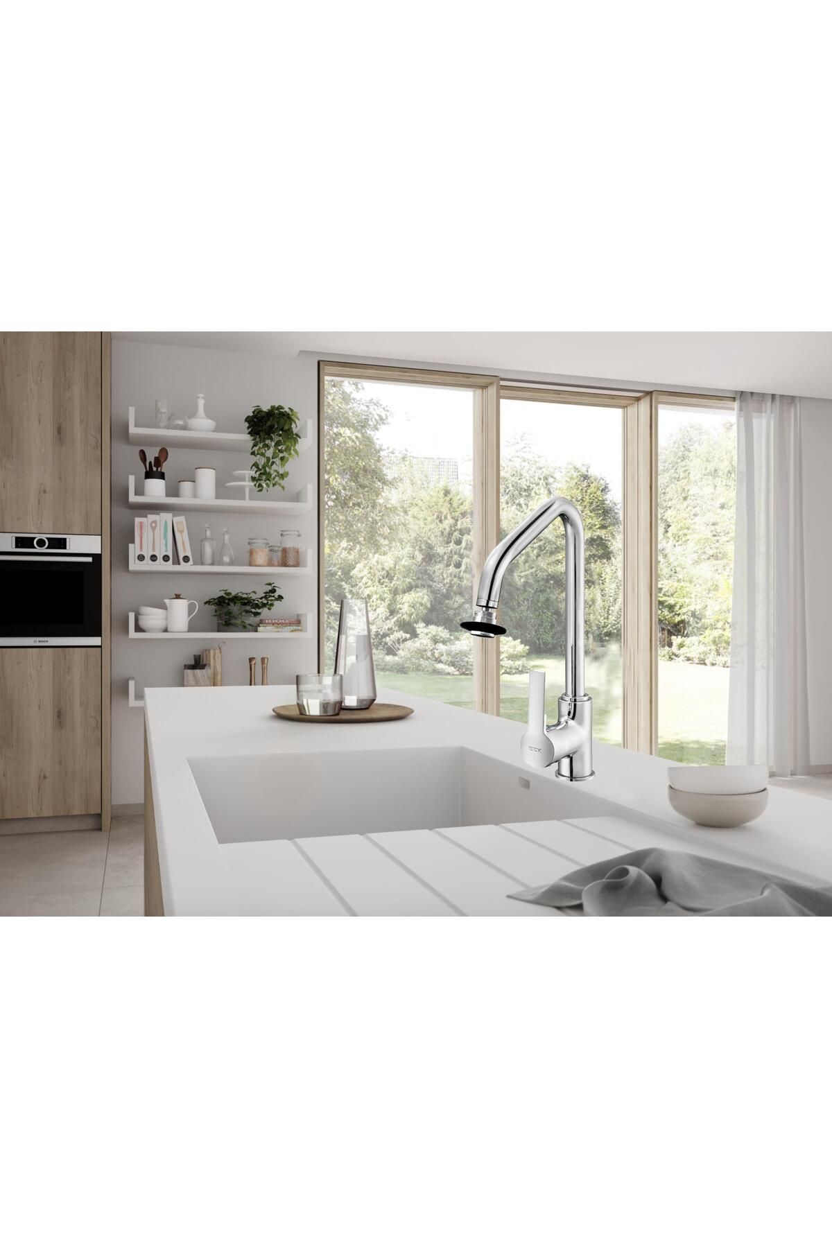 Eca-Delta Sink Kitchen Faucet Articulated 102108633 3