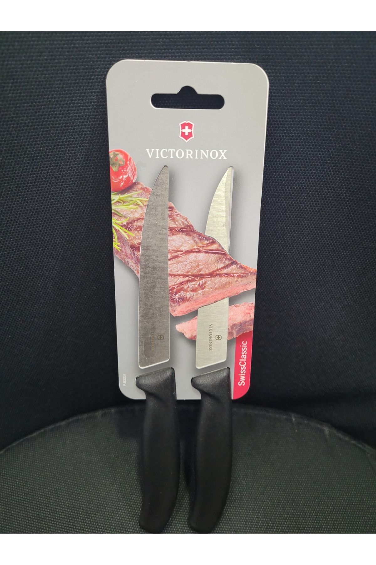 esdekor SwissClassic 12cm Gourmet Steak-Biftek Bıçağı (Blisterli) 2'li Set