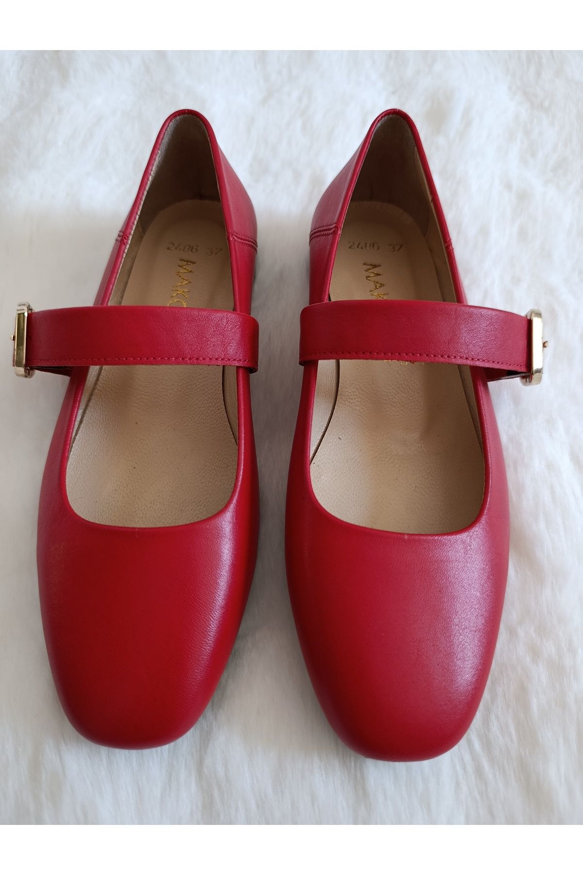 Ay Shoes Kadın Deri 34-42 Numara Babet