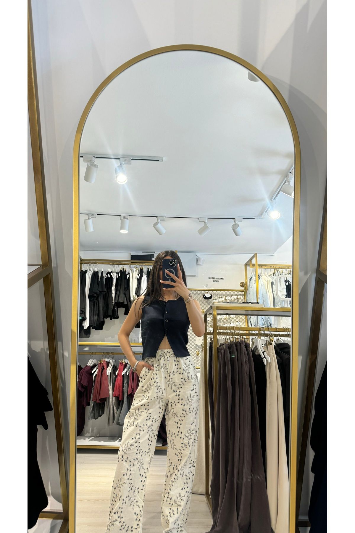 Boutique Mint Nakışlı Pantolon