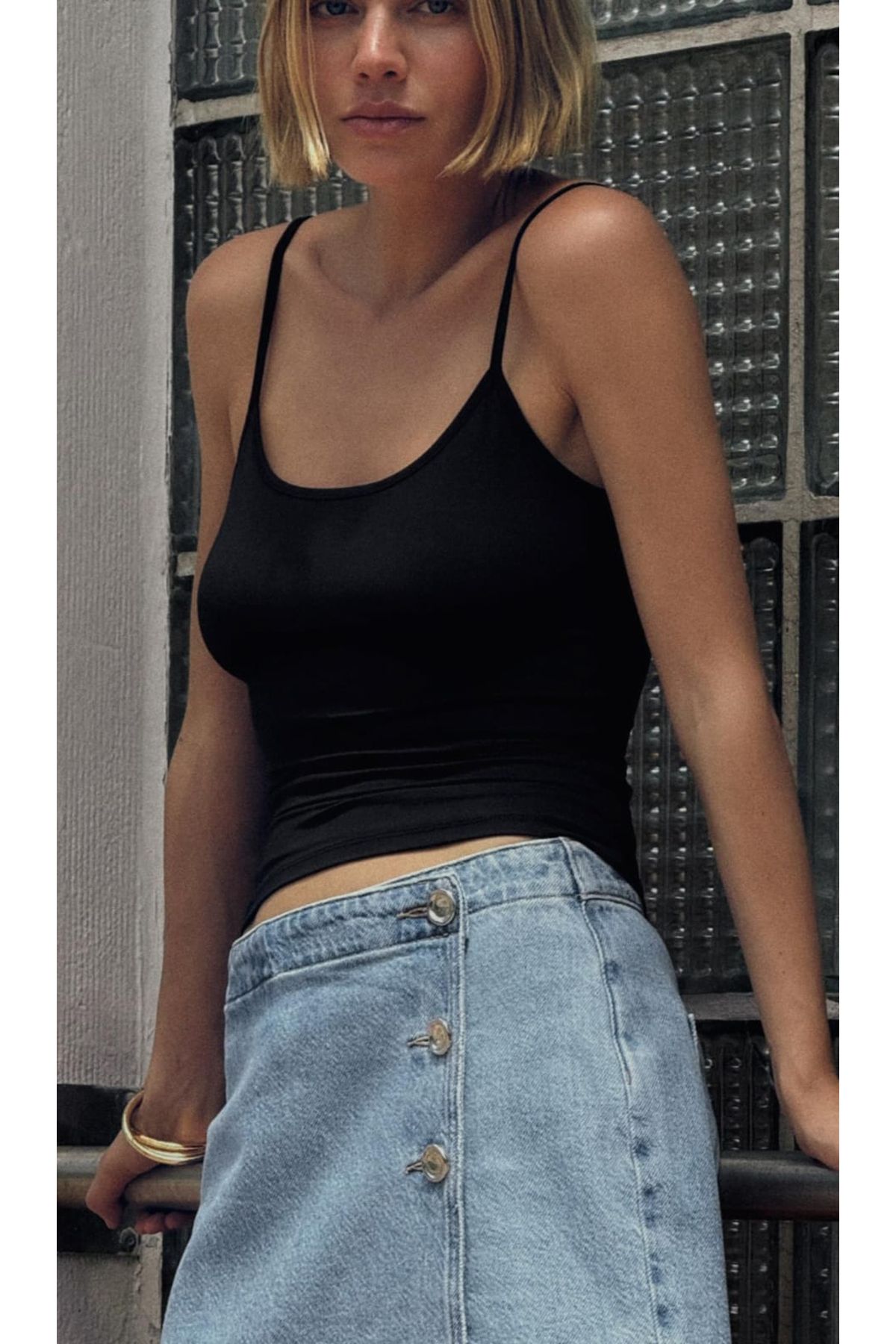 Kayz Tekstil İnce İp Askılı Body