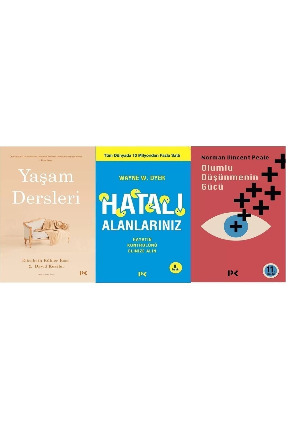 Profil Kitap Yaşam Dersleri - Hatalı Alanlarınız - Olumlu Düşünmenin Gücü - Kişisel Gelişim Seti 3 Kitap