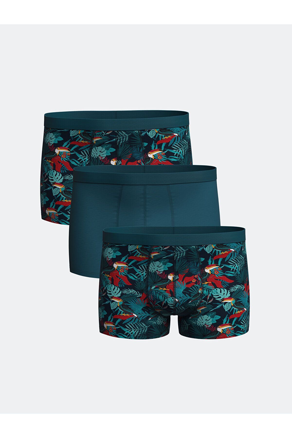 LC Waikiki Standart Kalıp Pamuklu Esnek Erkek Boxer 3'lü