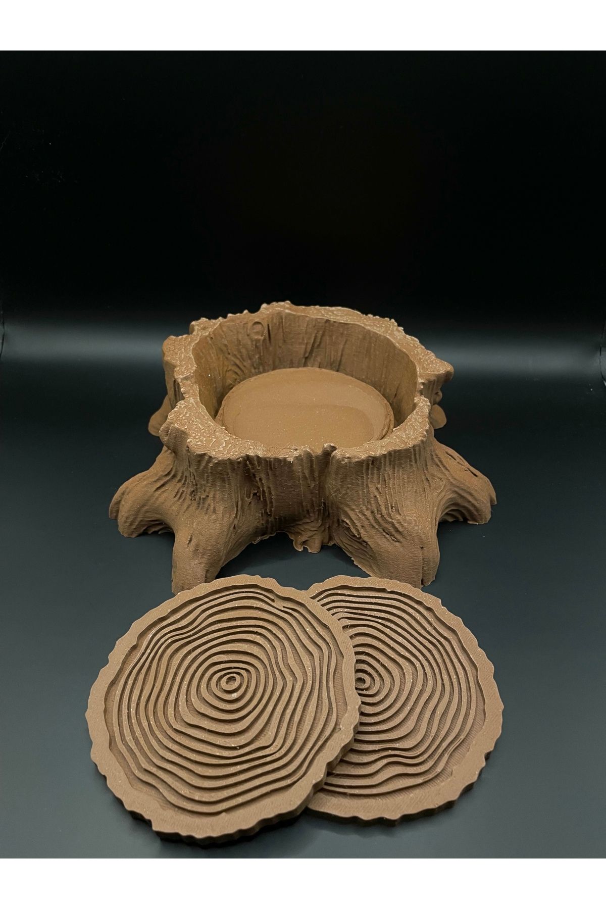 BKShape Timber Nest Bardak Altlığı Seti