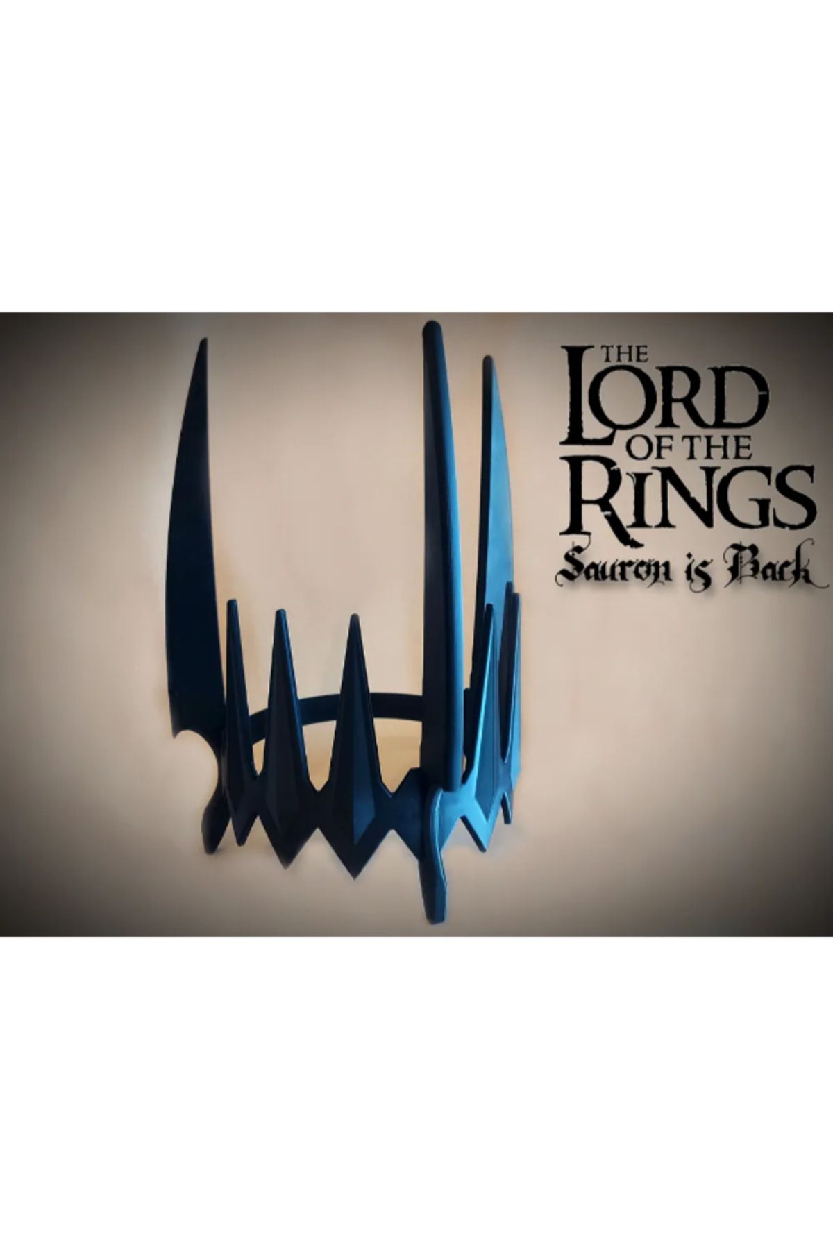 3d model s Sauron’un Tacı – Yüzüklerin Efendisi Temalı 3D Baskı Dekor