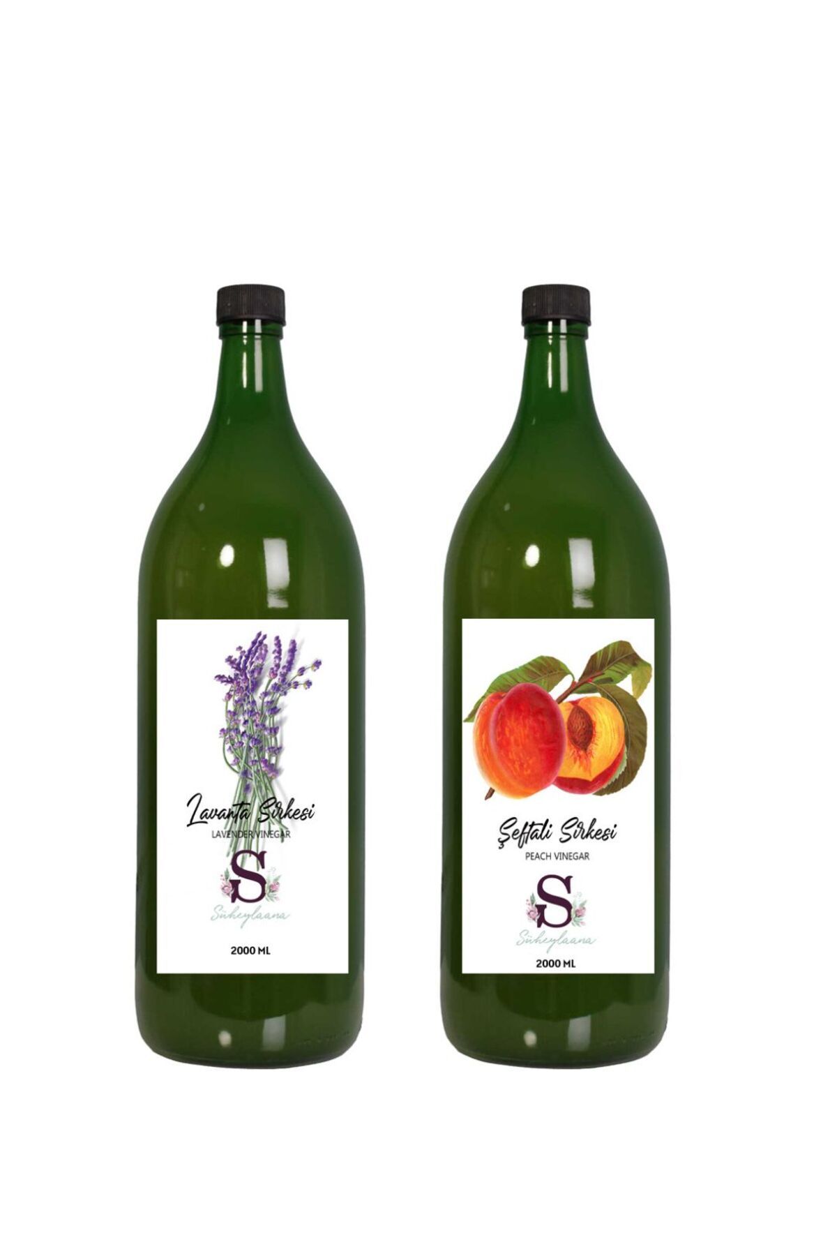 Süheylaana Doğal Lavanta Sirkesi 2000 Ml - Doğal Şeftali Sirkesi 2000 Ml