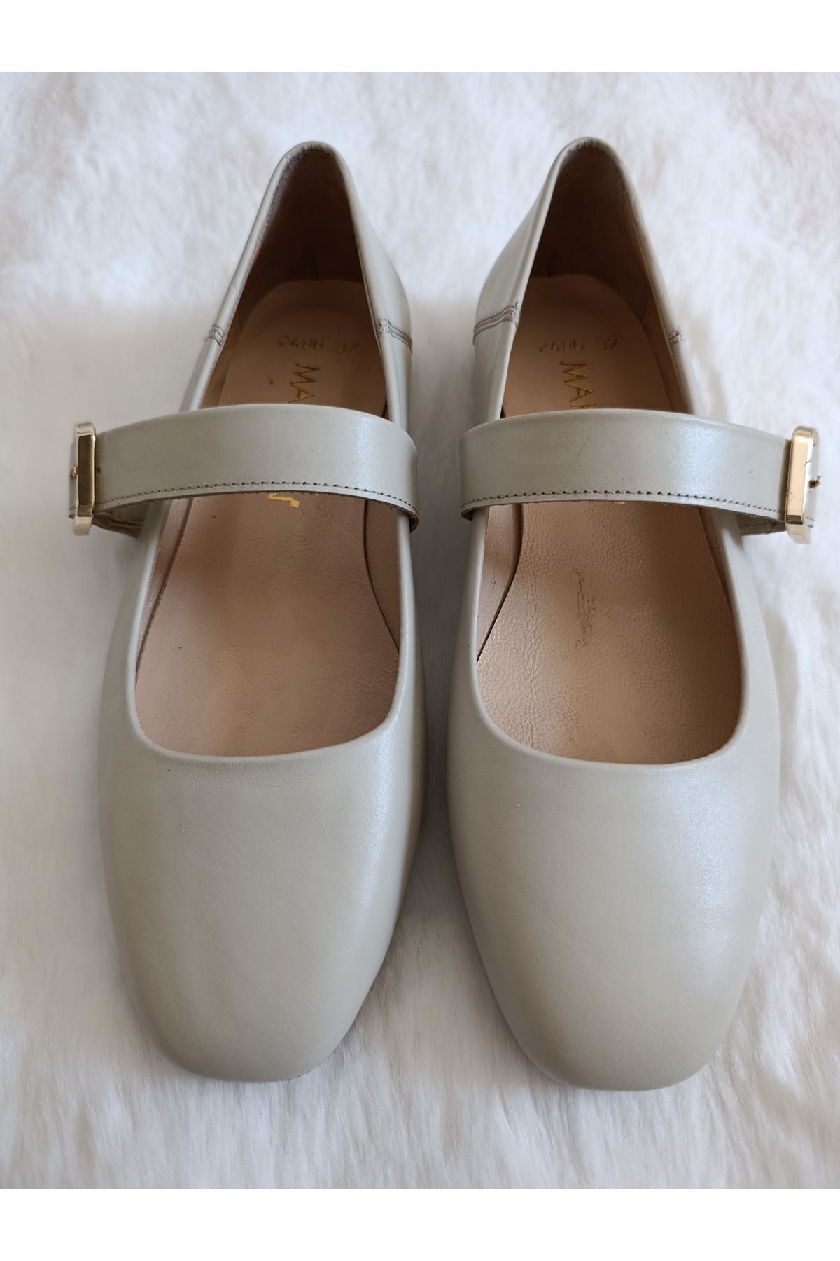 Ay Shoes Kadın Deri 34-42 Numara Babet