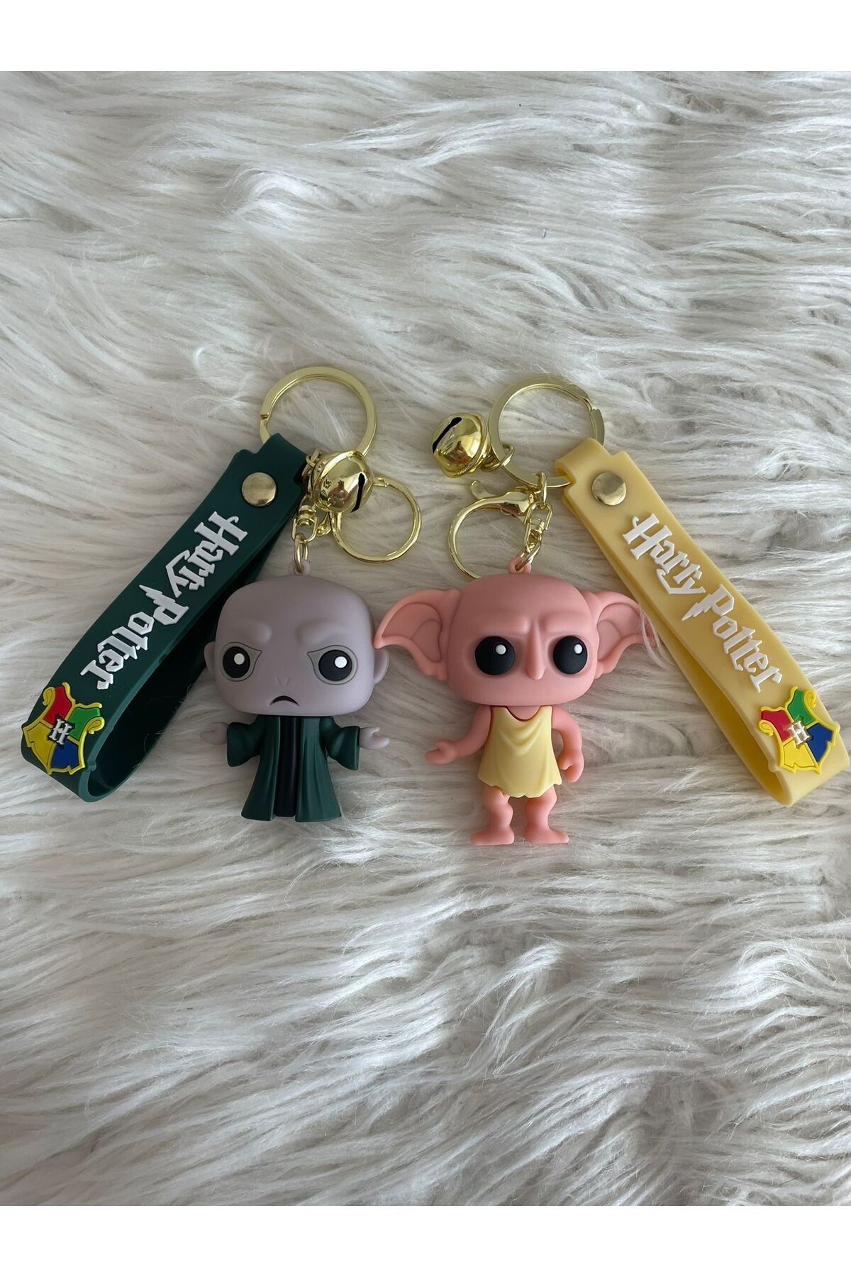 Minik Tutku Harry Potter 2'li 3D Silikon Anahtarlık & Çanta Aksesuarı