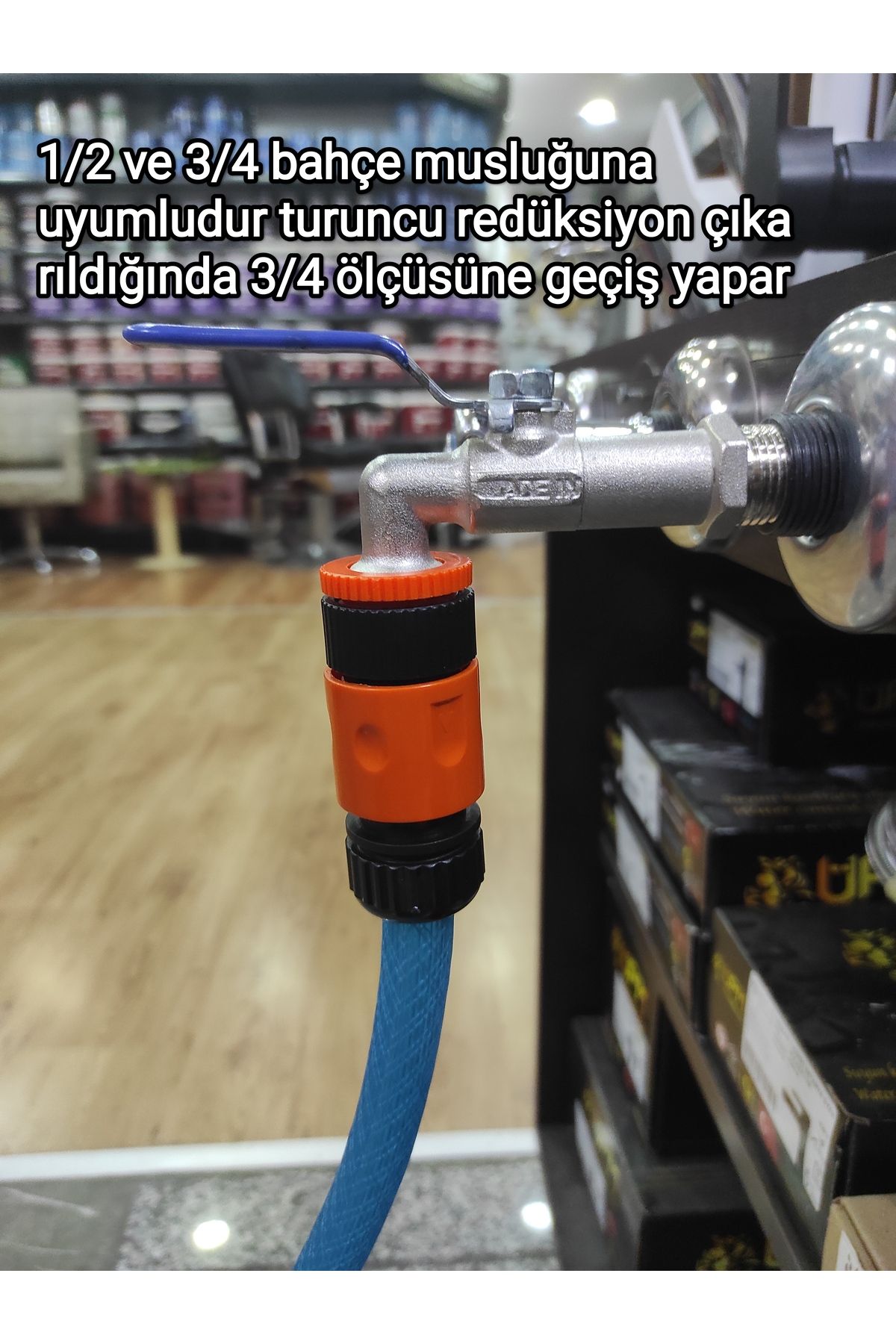 Medalyan-1/2” - 3/4” Conexiune automată pentru robinet (femă) 3 bucăți de atașare pentru robinet 4