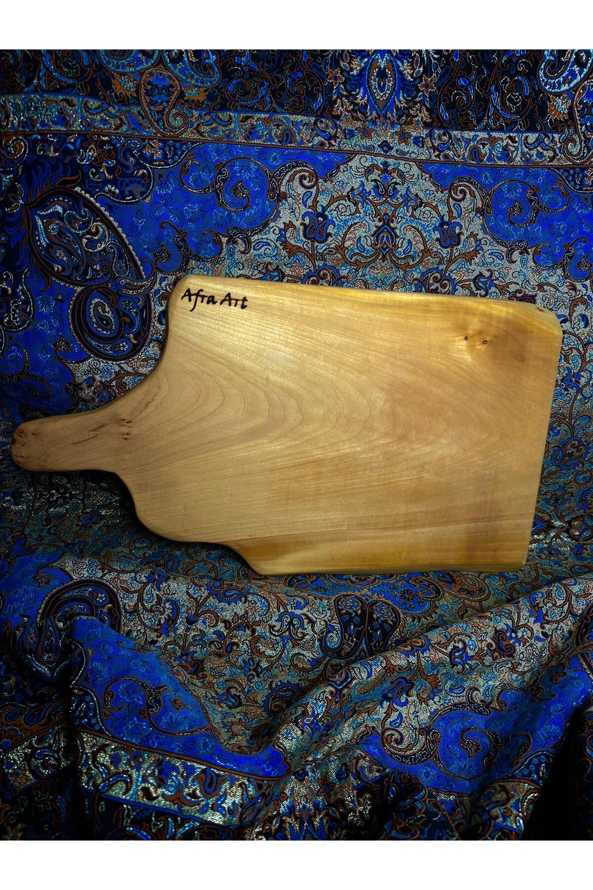 AFRAART Ahşap Kesme Ve Sunum Tahtası / 48x27x2
