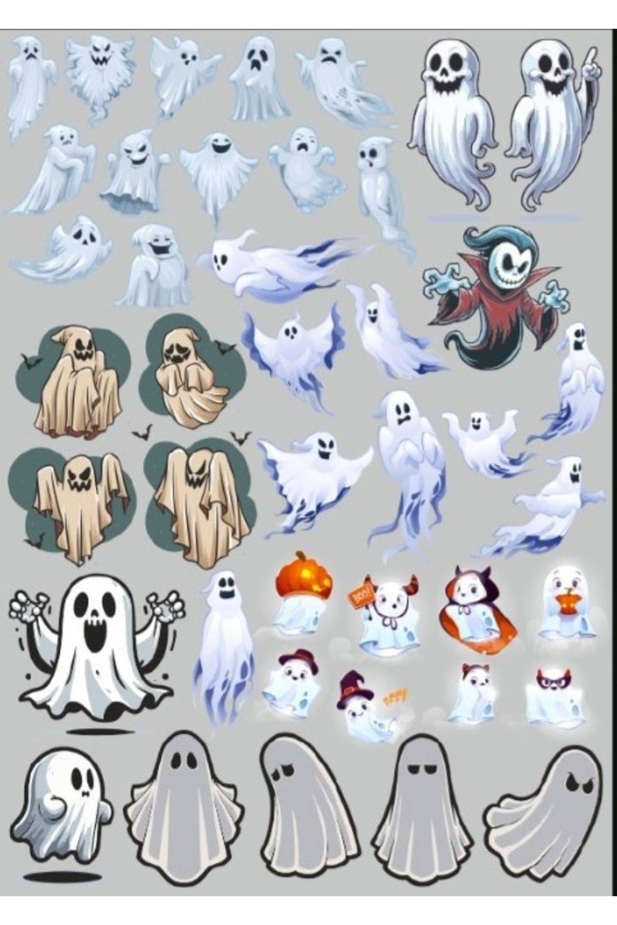 Reysa Tasarım Hayalet Sticker Set