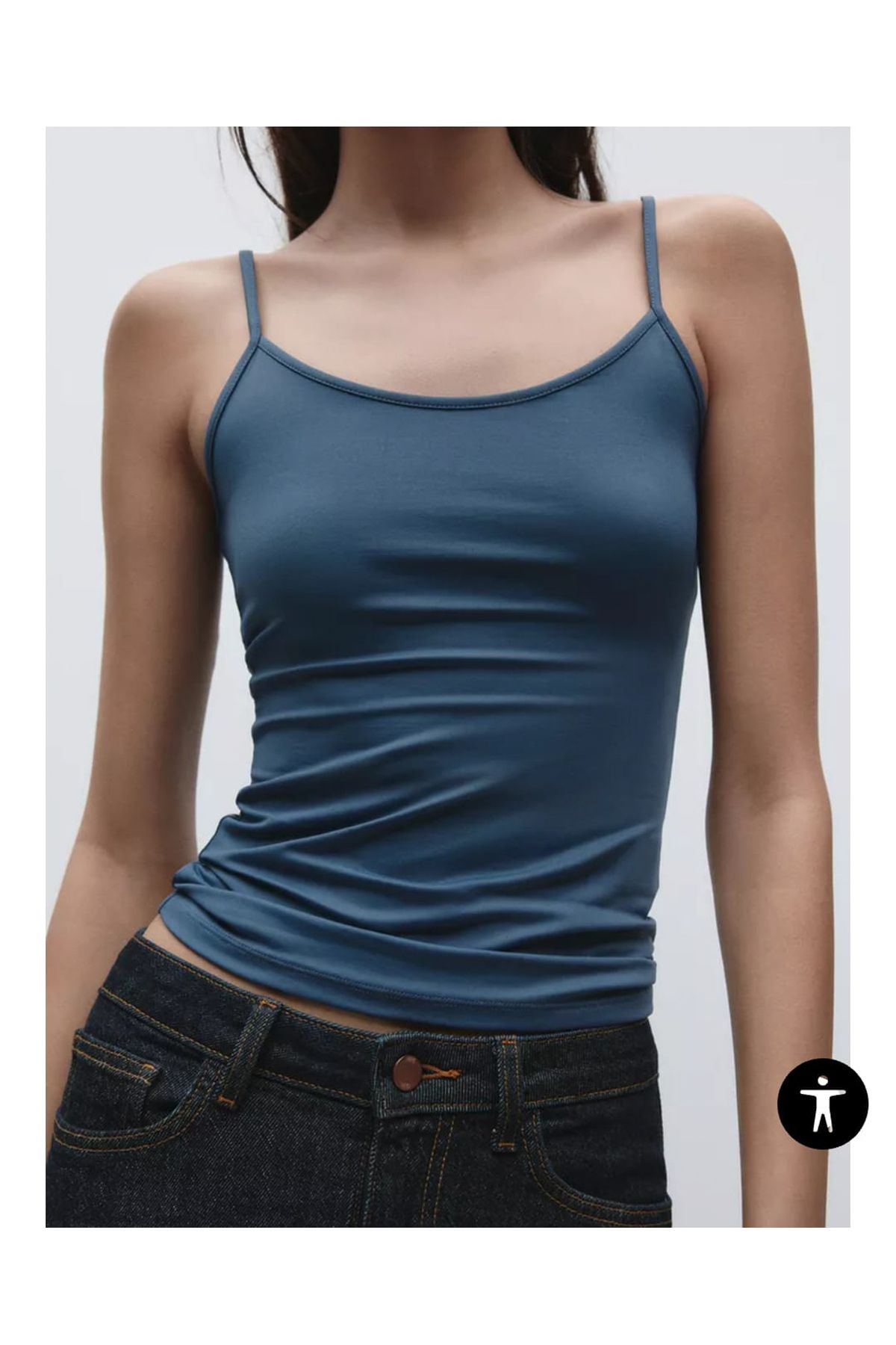 Kayz Tekstil İnce İp Askılı Body