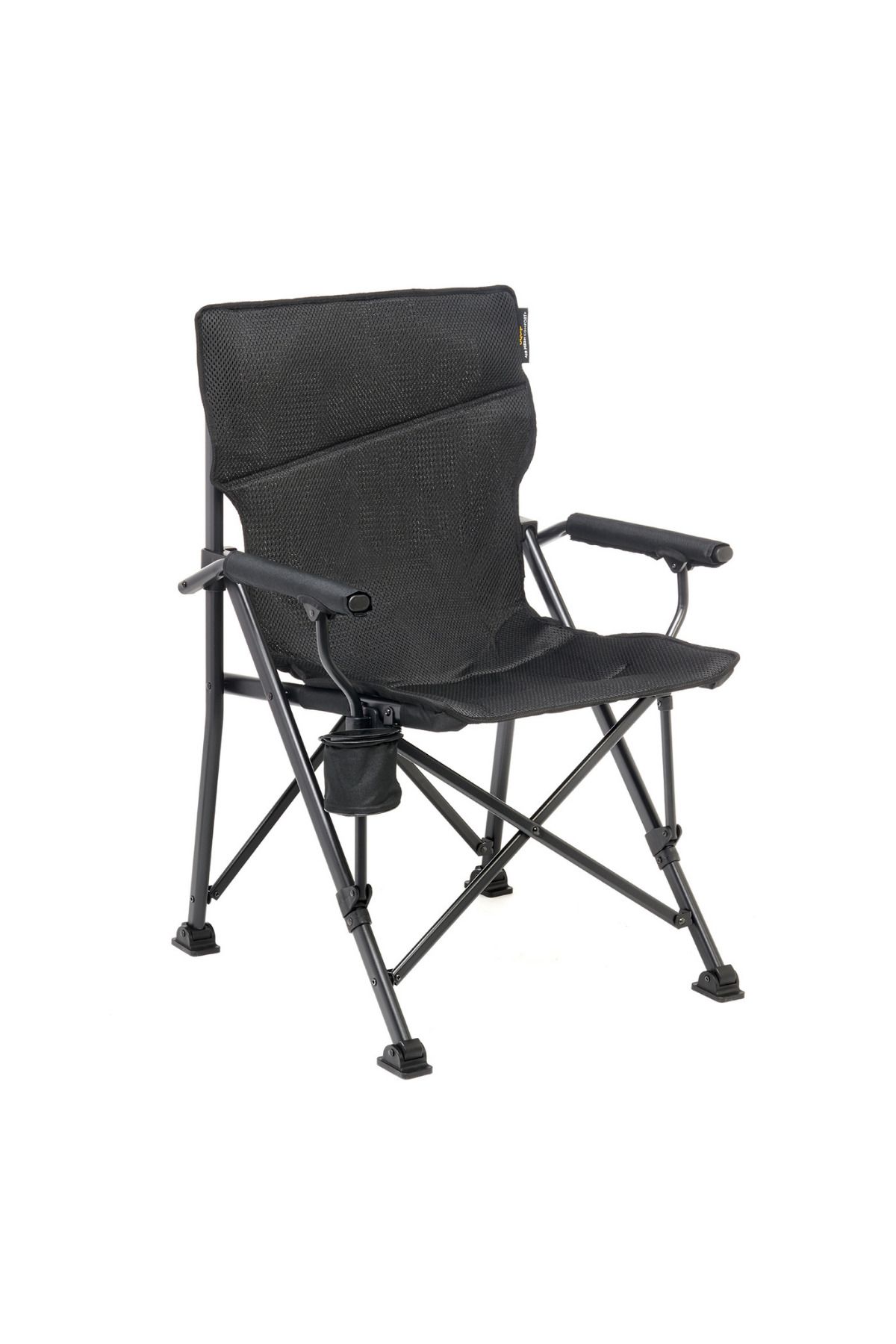 Uquip Roxy Comfort+ Black Edition Yüksek Konforlu Katlanır Kamp Sandalyesi