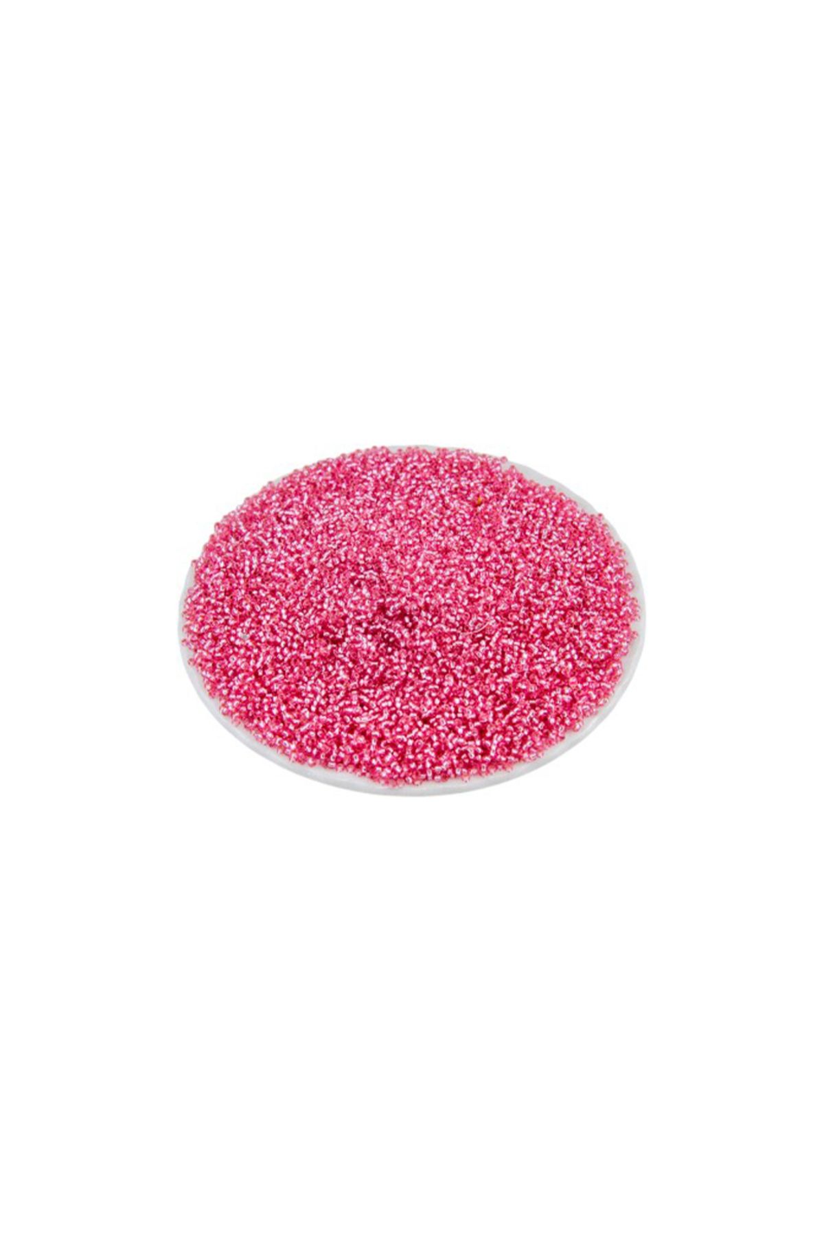Serhat Aksesuar ve El İşçilik Kristal Açık Fuşya (11/0) 2 mm Kum Boncuğu 100 gr