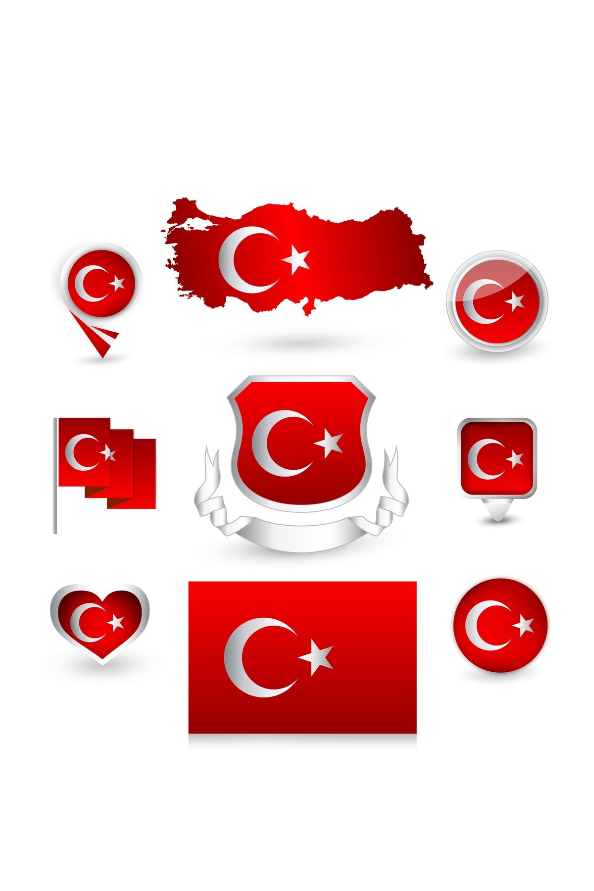 Reysa Tasarım Türkiye Sticker Set