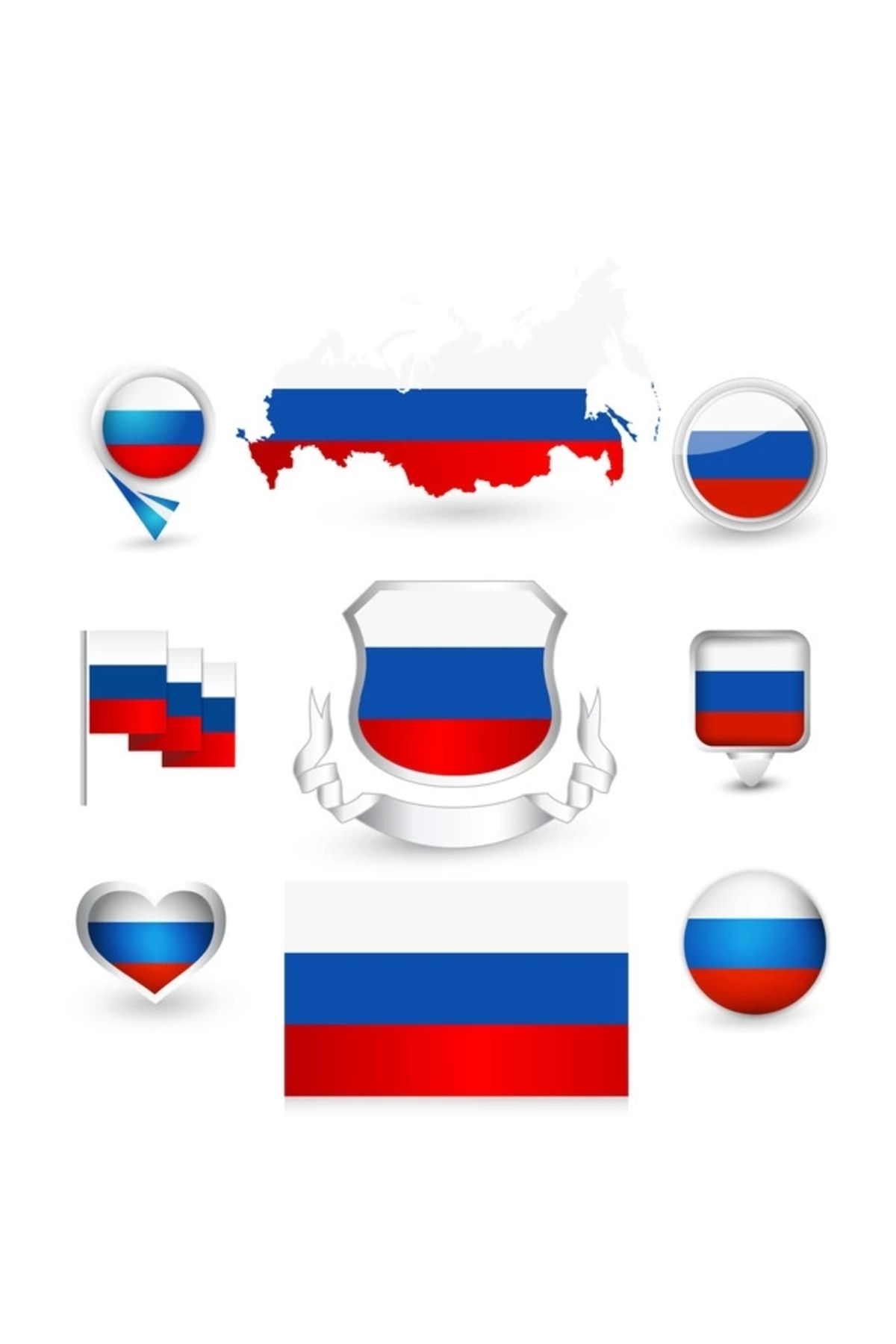 Reysa Tasarım Rusya Sticker Set