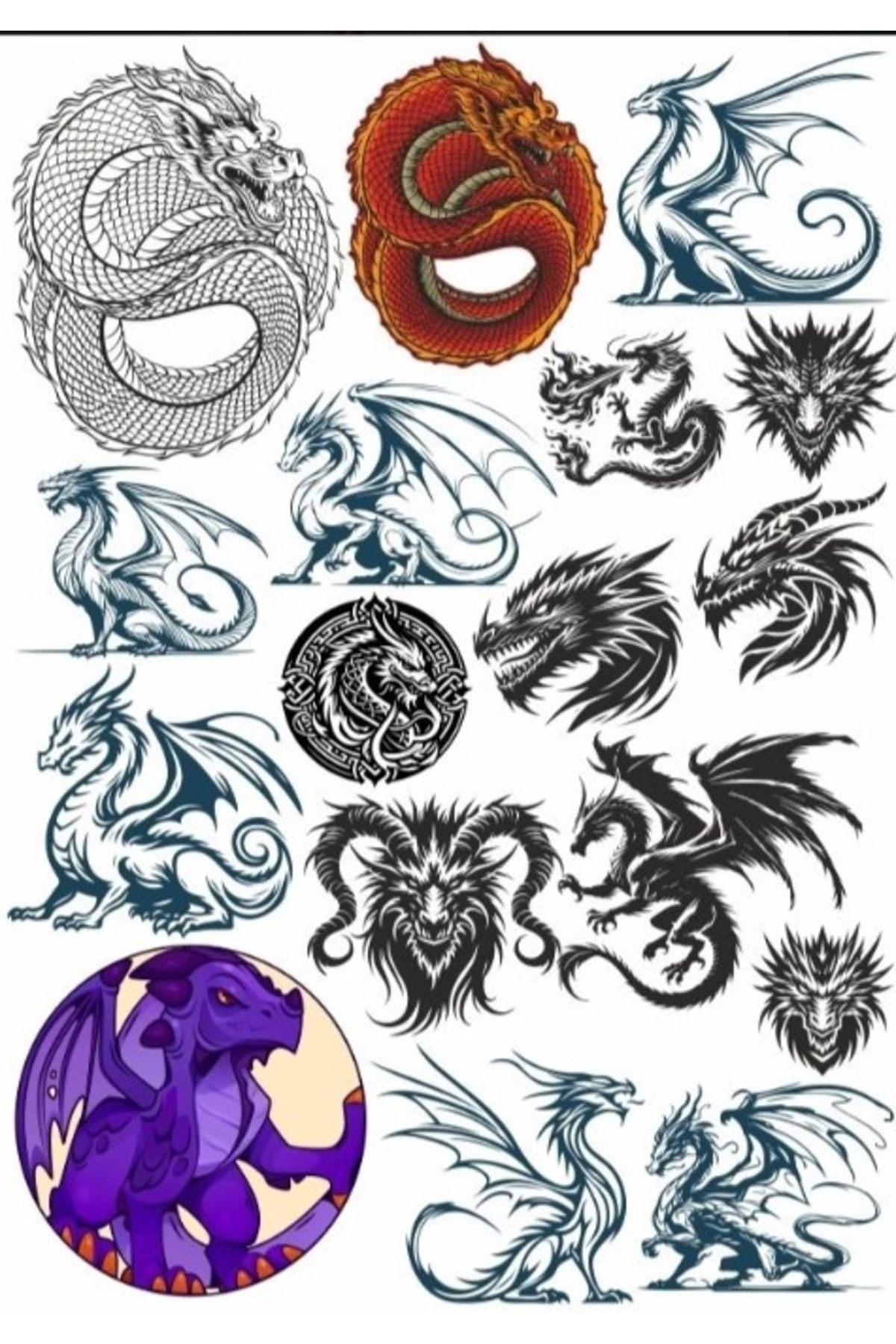 Reysa Tasarım Dinazor Sticker SEt