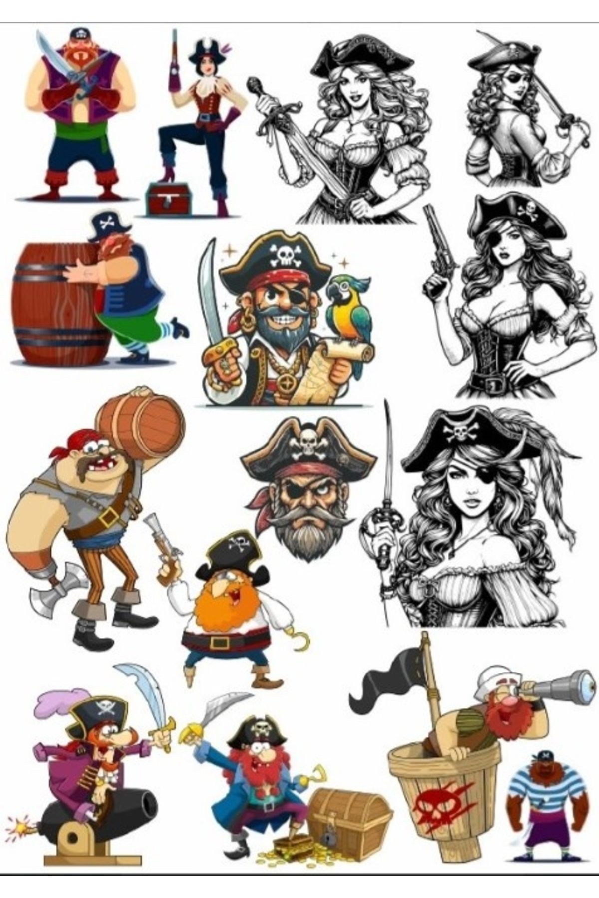 Reysa Tasarım Korsan Sticker Set -1