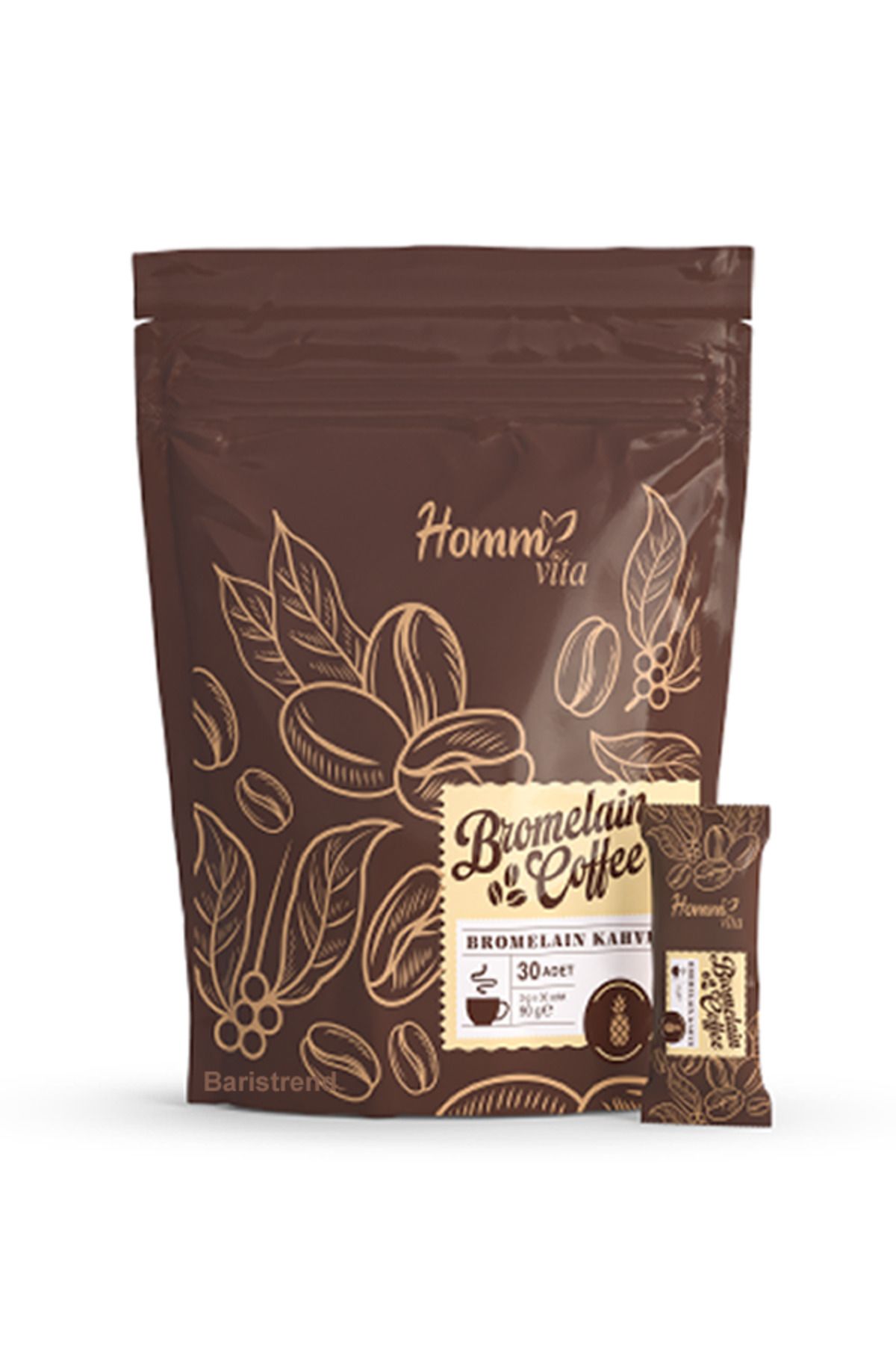 HOMM VİTA Bromelain Kahve 3GR X 30 ADET Baristrend