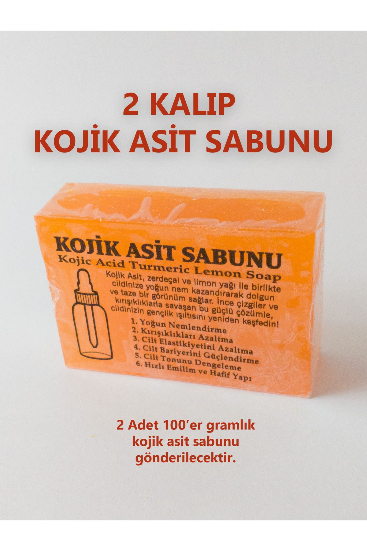 Klenas Kojic Kojik Asit Sabunu Zerdeçal Limon ve Kojik Asit Etkisi ile Leke Karşıtı Sabun