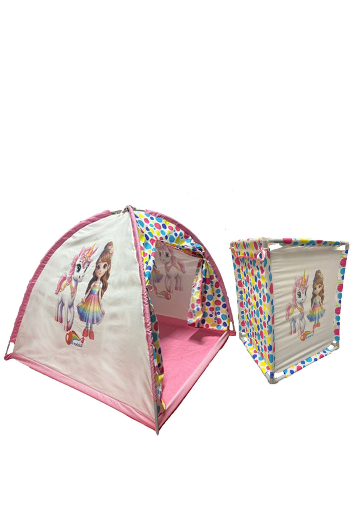 Abbie RAİNBOW RUBY OYUN ÇADIRI SEPETLİ