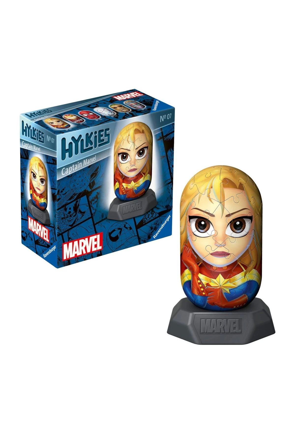 Angoravi 011569 Hylkies Marvel - Captain Marvel 54 parça Puzzle - No:07 - Ravensburger