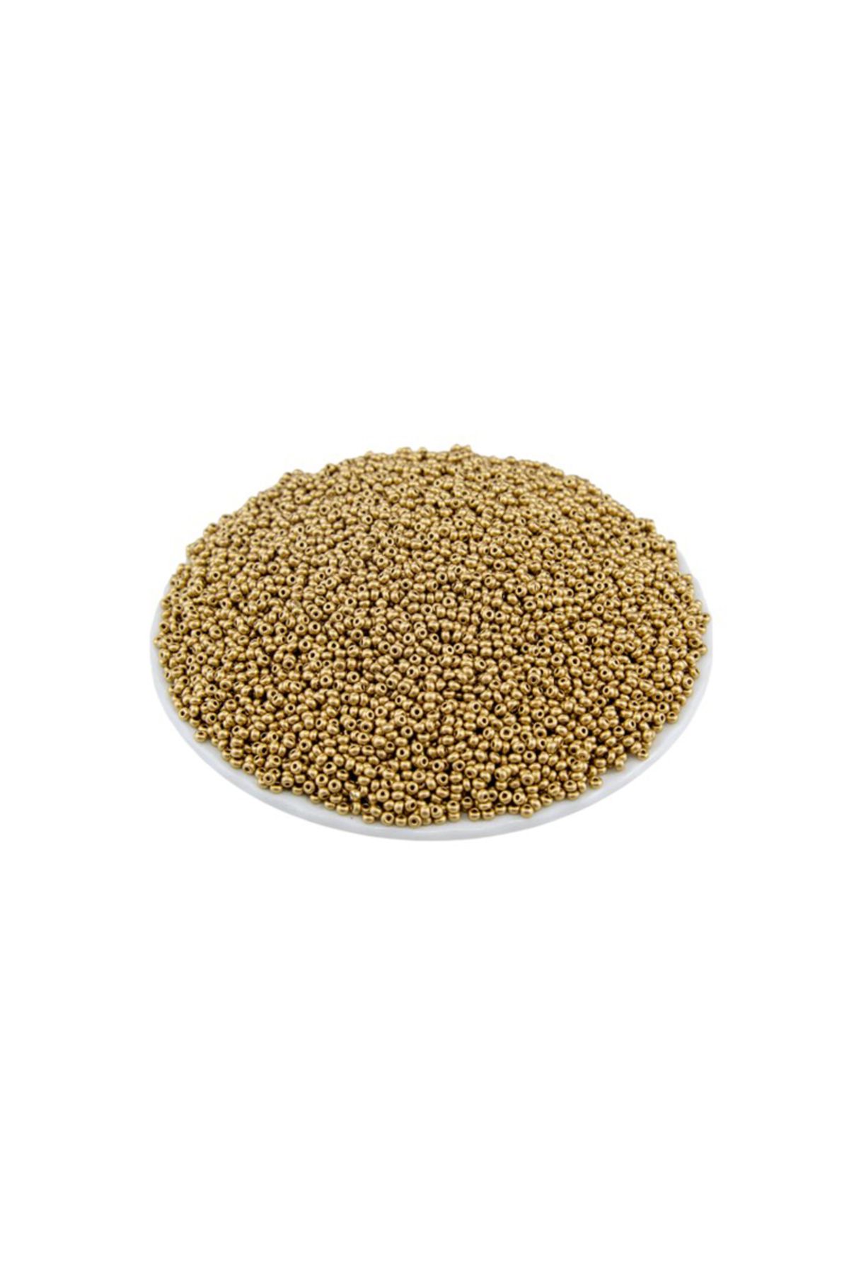 Serhat Aksesuar ve El İşçilik Mat Kaplama Altın (11/0) 2 mm Kum Boncuğu 90 gr