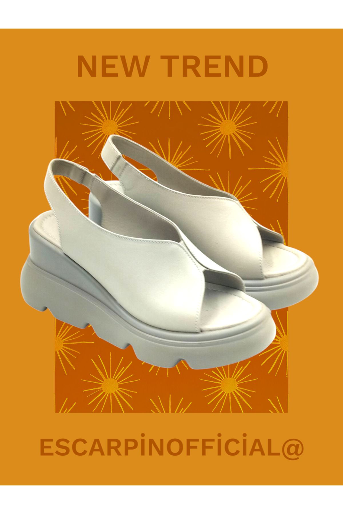 Escarpinshoes KADIN HAKİKİ DERİ GÜNLÜK ŞIK RAHAT SANDALET