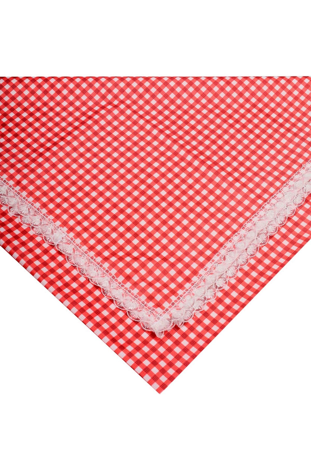 BAYSEM 150 X 150 Cm. Güpürlü Dijital Raşel Masa Örtüsü - Sofra Bezi - Renk-24