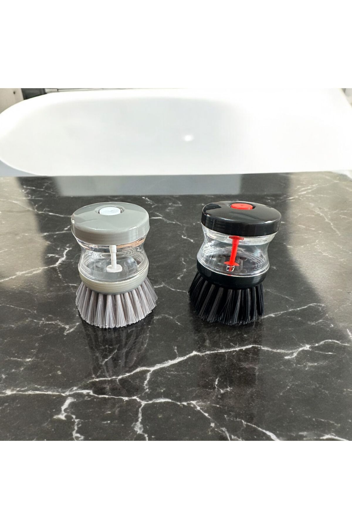 Lotus Deterjan Hazneli Bulaşık Yıkama Fırçası ( 2’li Set )