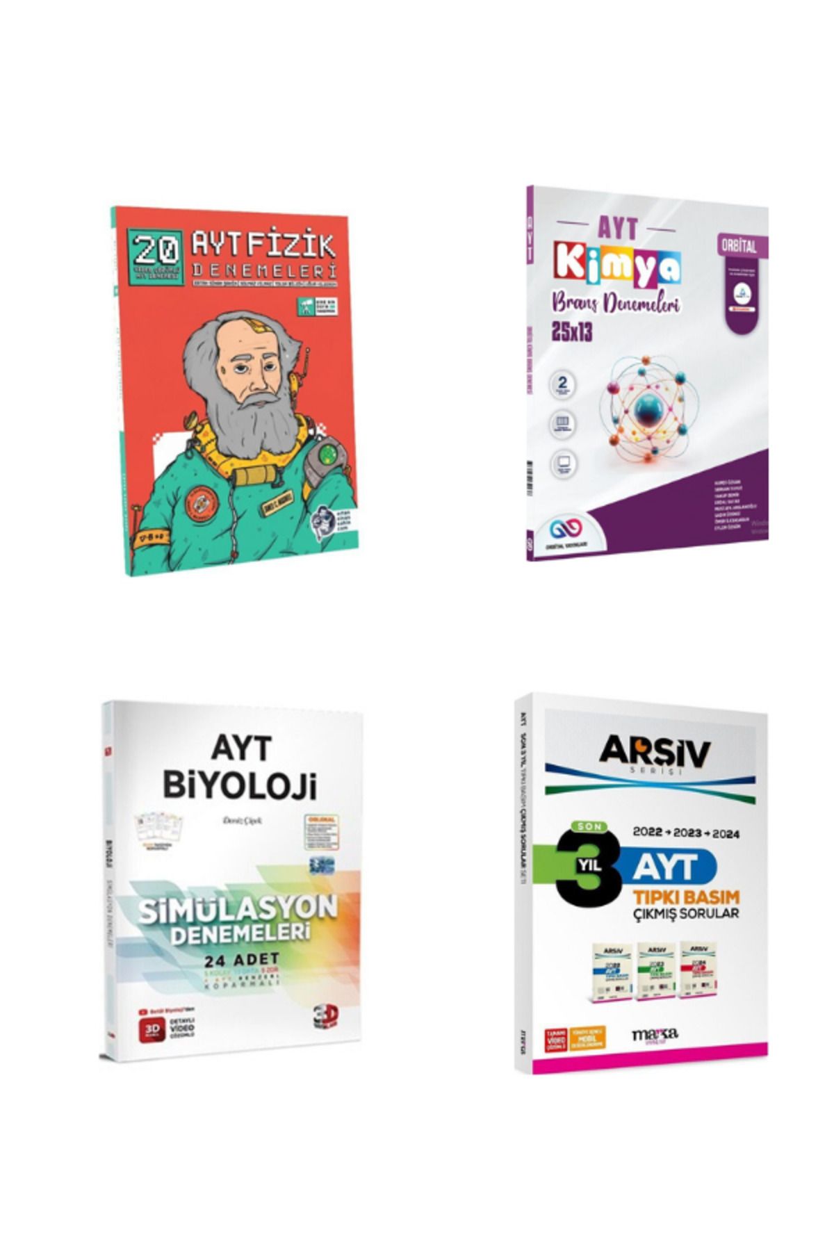 Garantör Akademi 2025 ertan sinan ayt fizik orbital ayt kimya ve 3d ayt biyoloji branş deneme ayt 2024 2023 2022