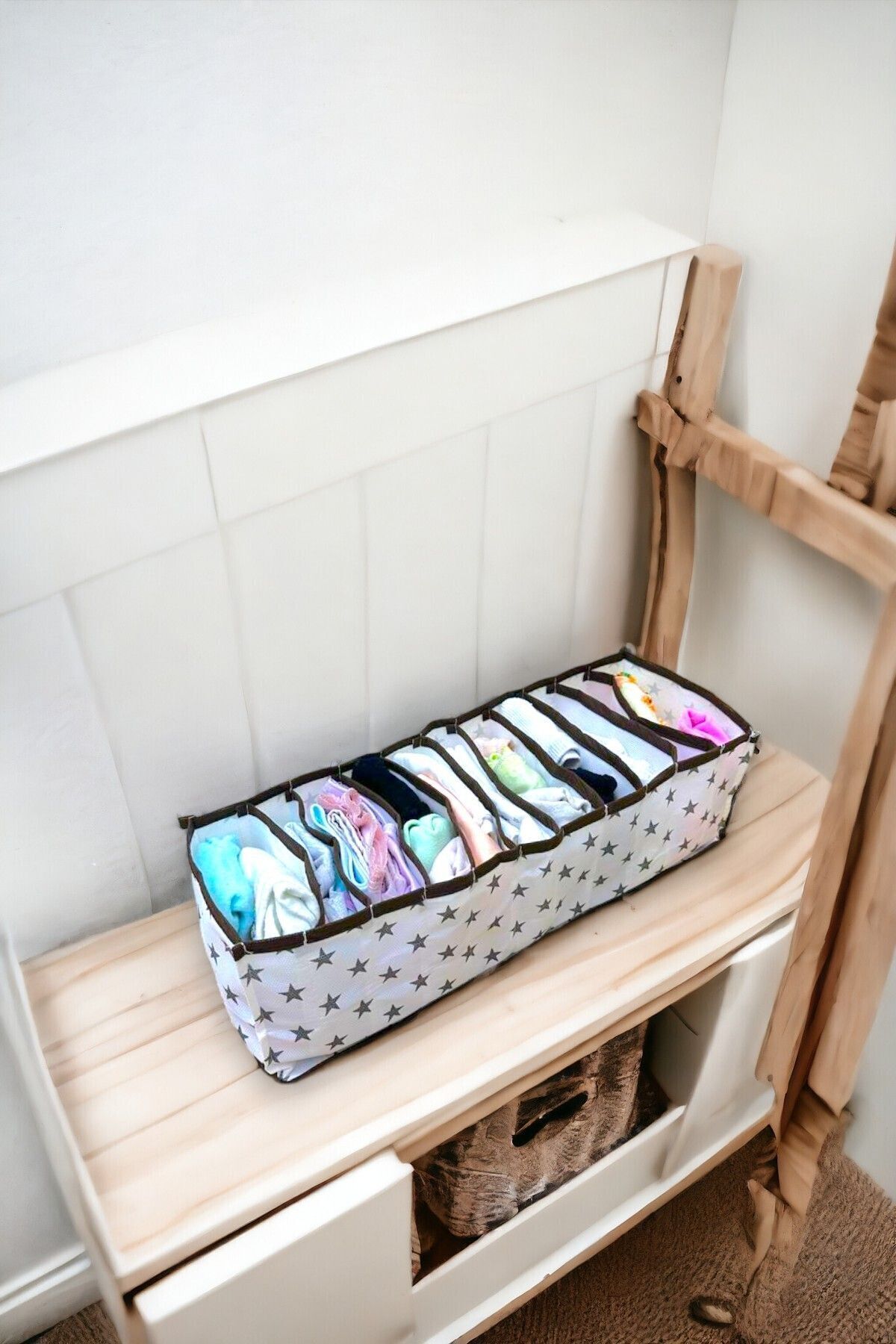 Helen's Home 5 Bucăți Sertar Cu 11 Compartimente Organizator Acordeon M 40x16x12 - One Size