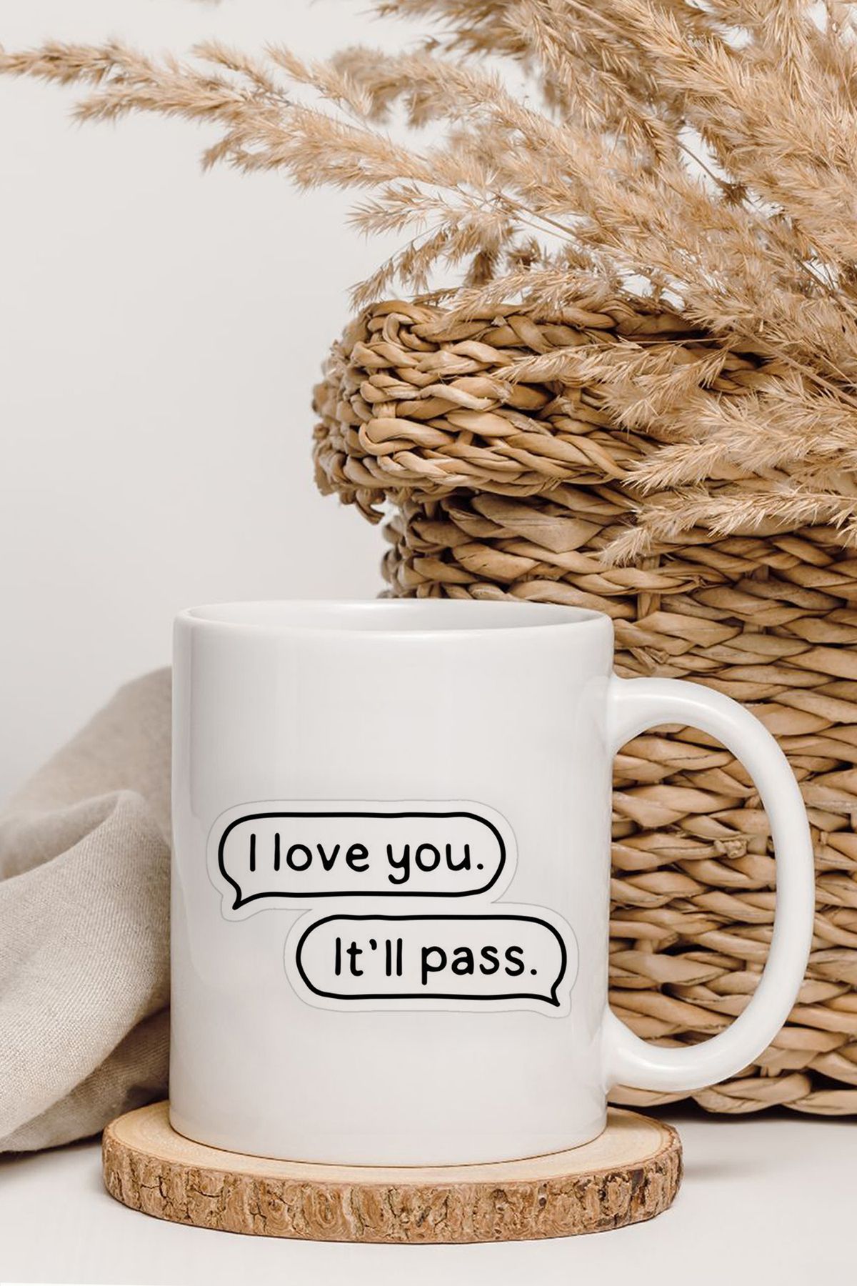 shop Fleabag Dizisi I Love You - It'll Pass Tasarım Kupa