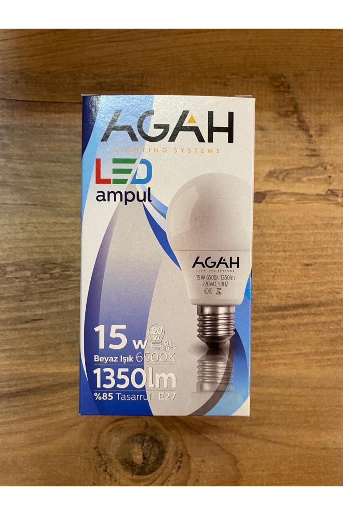 AGAH 15w - E27 Duy Beyaz Ampul ( 10' Lu Paket )