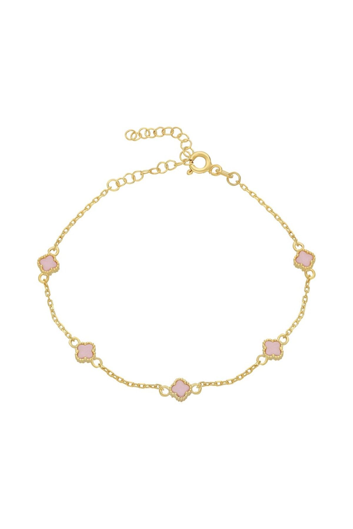 beonejewelry MİNİ 5`Lİ YONCA BİLEKLİK | 925 GÜMÜŞ