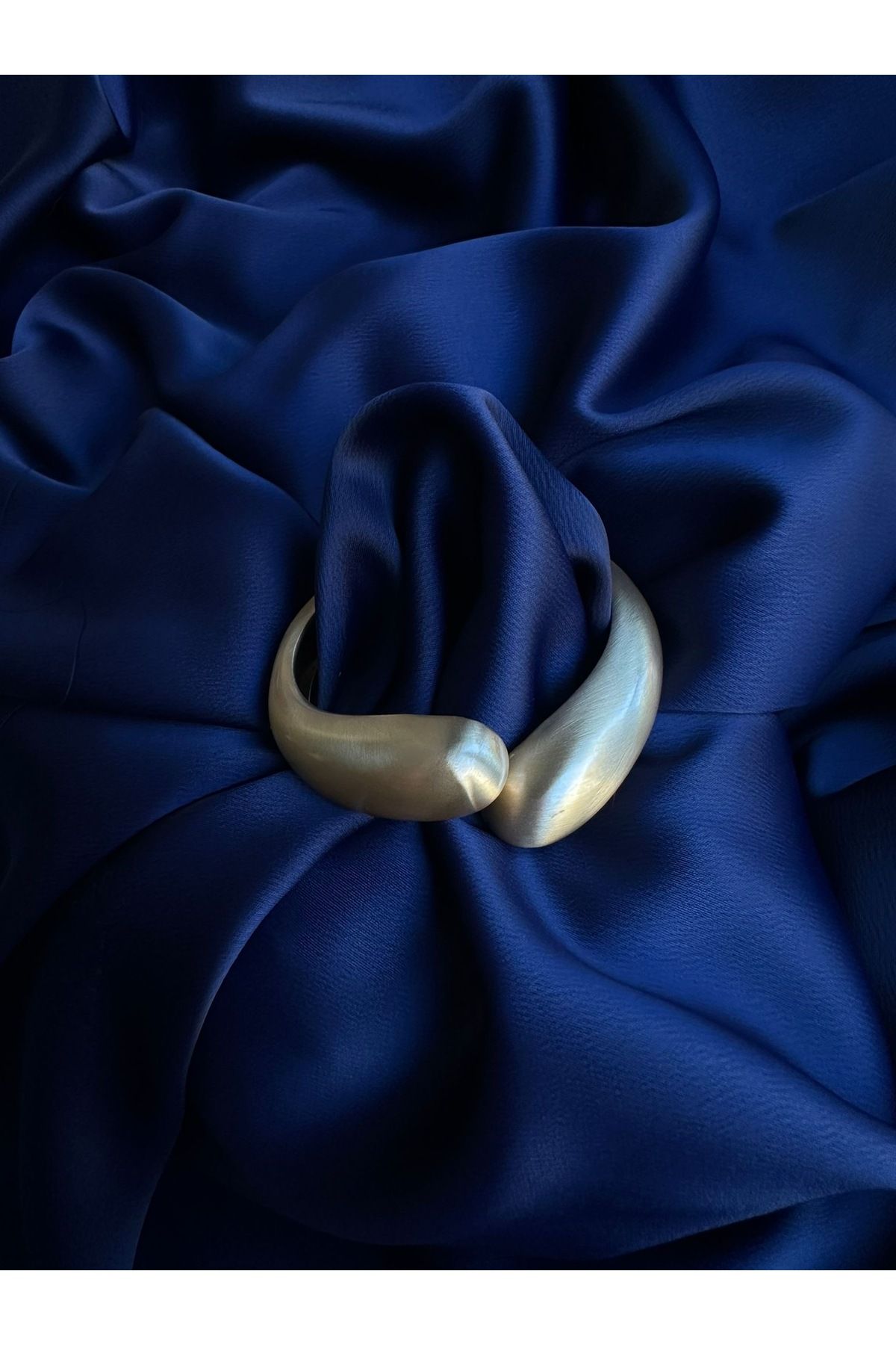 Noure Amour Gold Mat Damla Bilezik