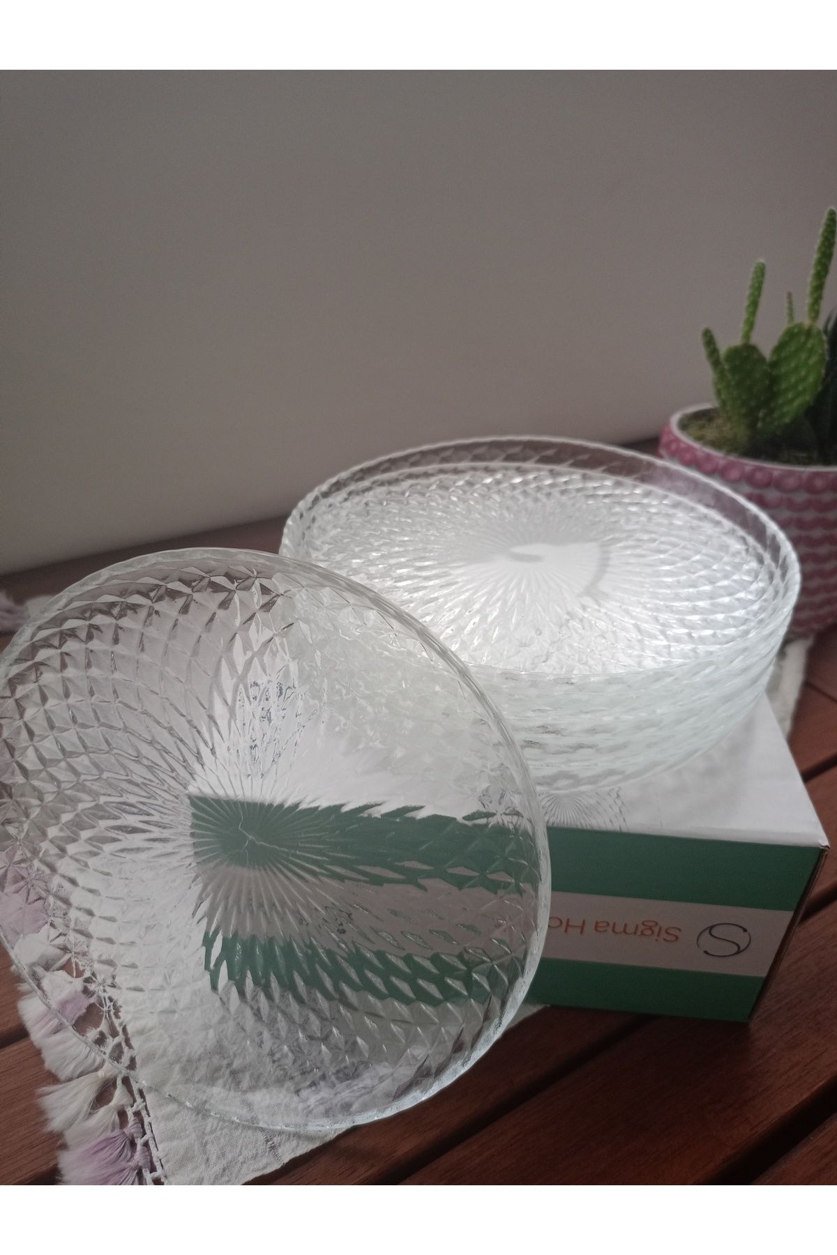 ÖNEM EV TEKSTİL PASTA TABAĞI 6 LI 16 CM