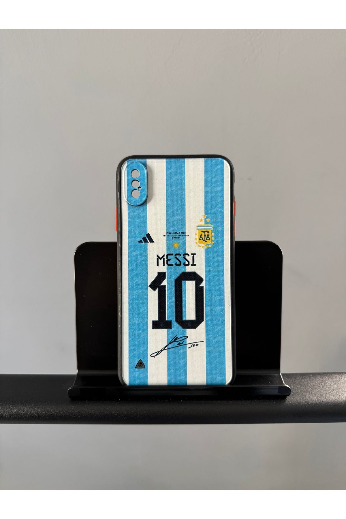 DARTORIGINALS Argentina: World Cup 2022 - Messi - Iphone Xs Max Telefon Kılıfı