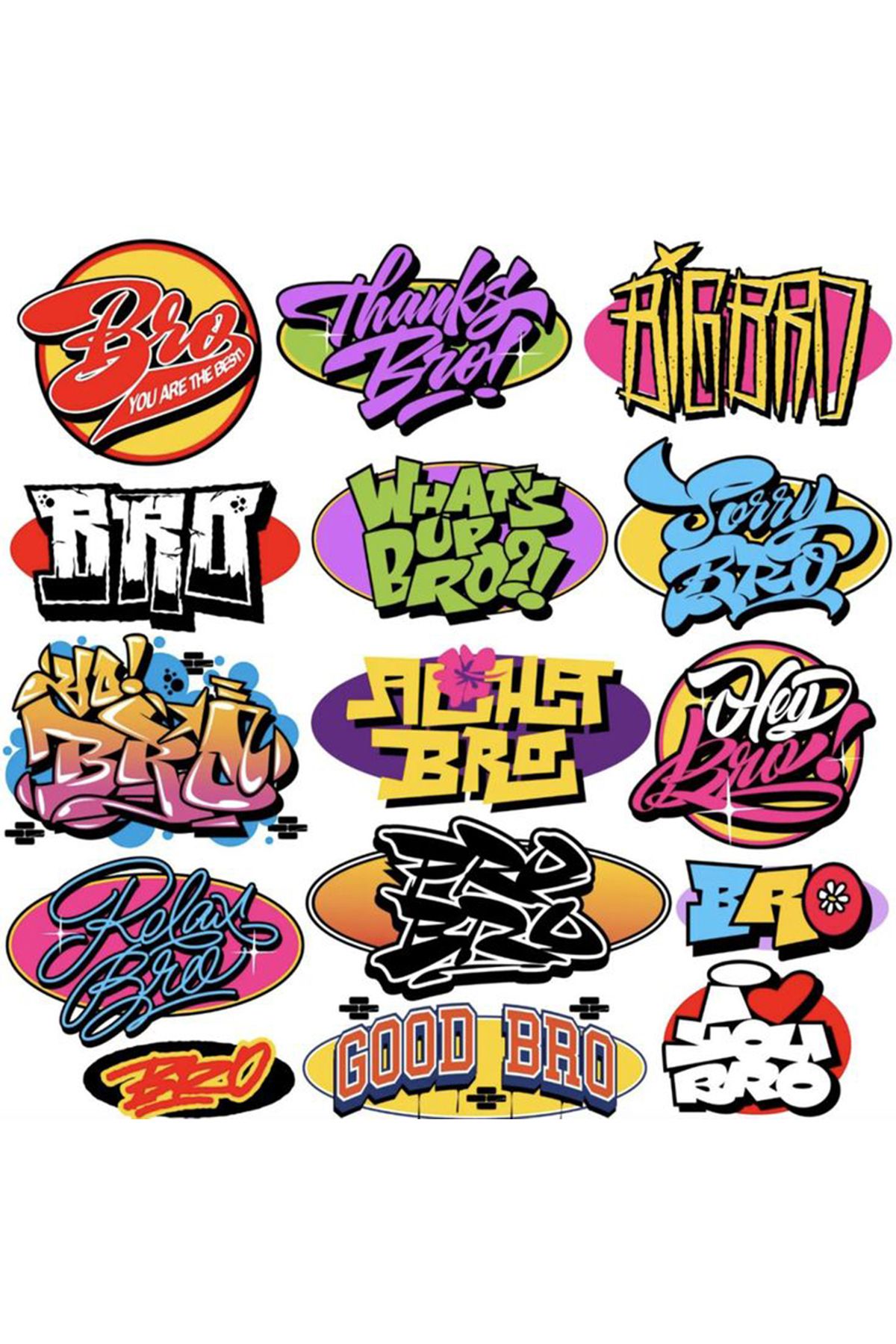 BK Design Popüler Sticker Telefon Laptop Notebook Tablet Defter Matara Stiker Etiket ST1721