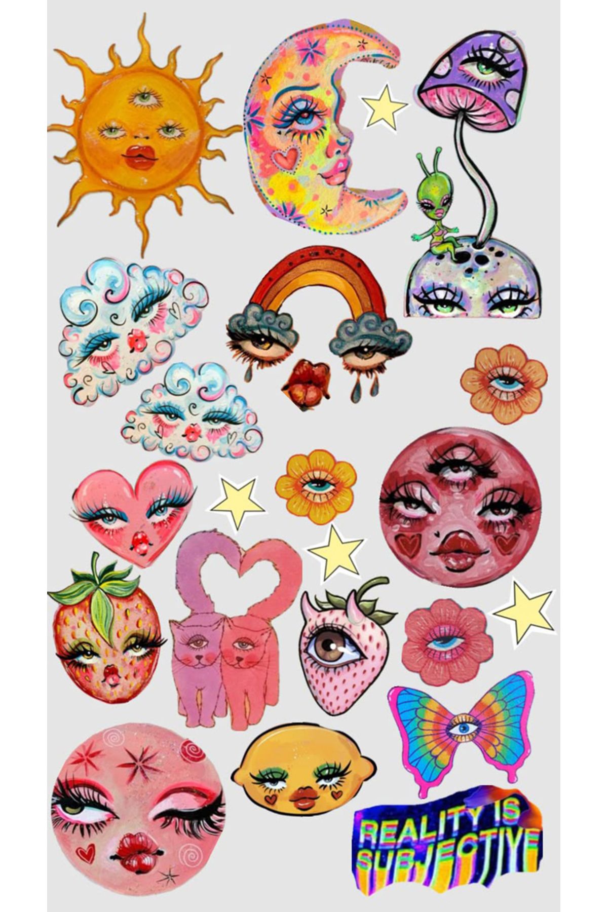 BK Design Popüler Sticker Telefon Laptop Notebook Tablet Defter Matara Stiker Etiket ST1695