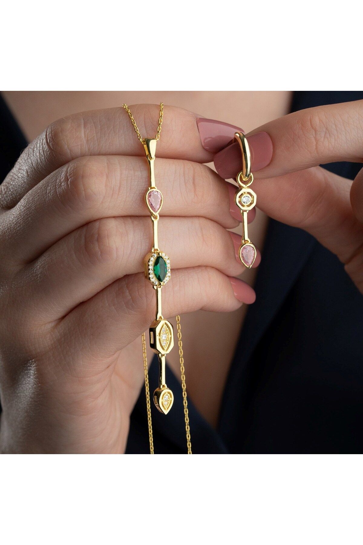 beonejewelry EASTON Y SET | 925 GÜMÜŞ