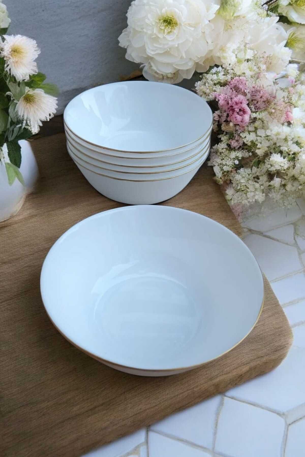 IKEA Oftast Yaldızlı 6 Kişilik Kase 15 cm