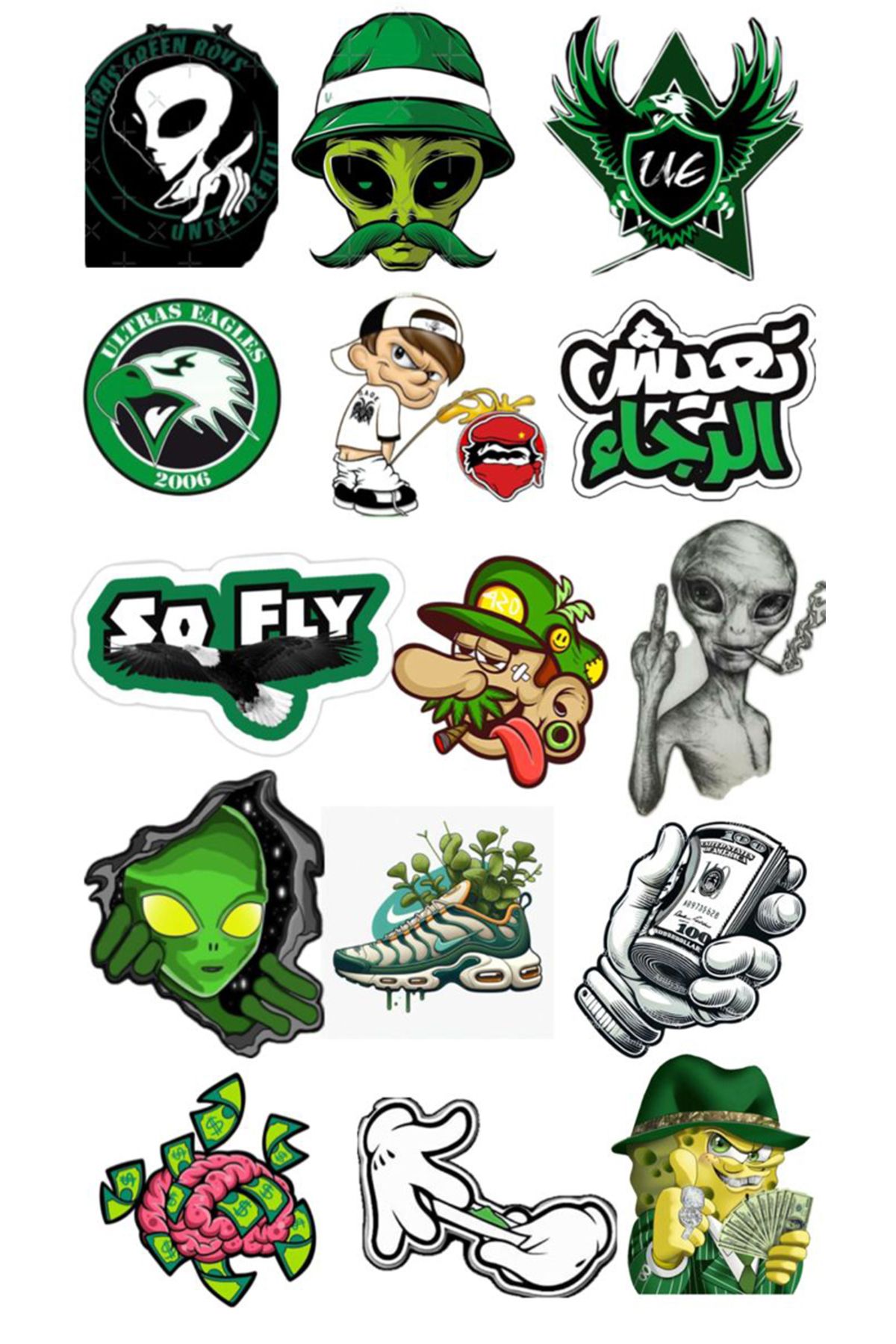 BK Design Popüler Sticker Telefon Laptop Notebook Tablet Defter Matara Stiker Etiket ST1745