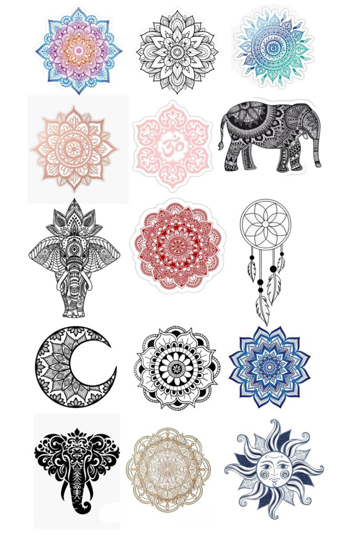 BK Design Semboller Sticker Telefon Laptop Notebook Tablet Defter Matara Stiker Etiket ST1710