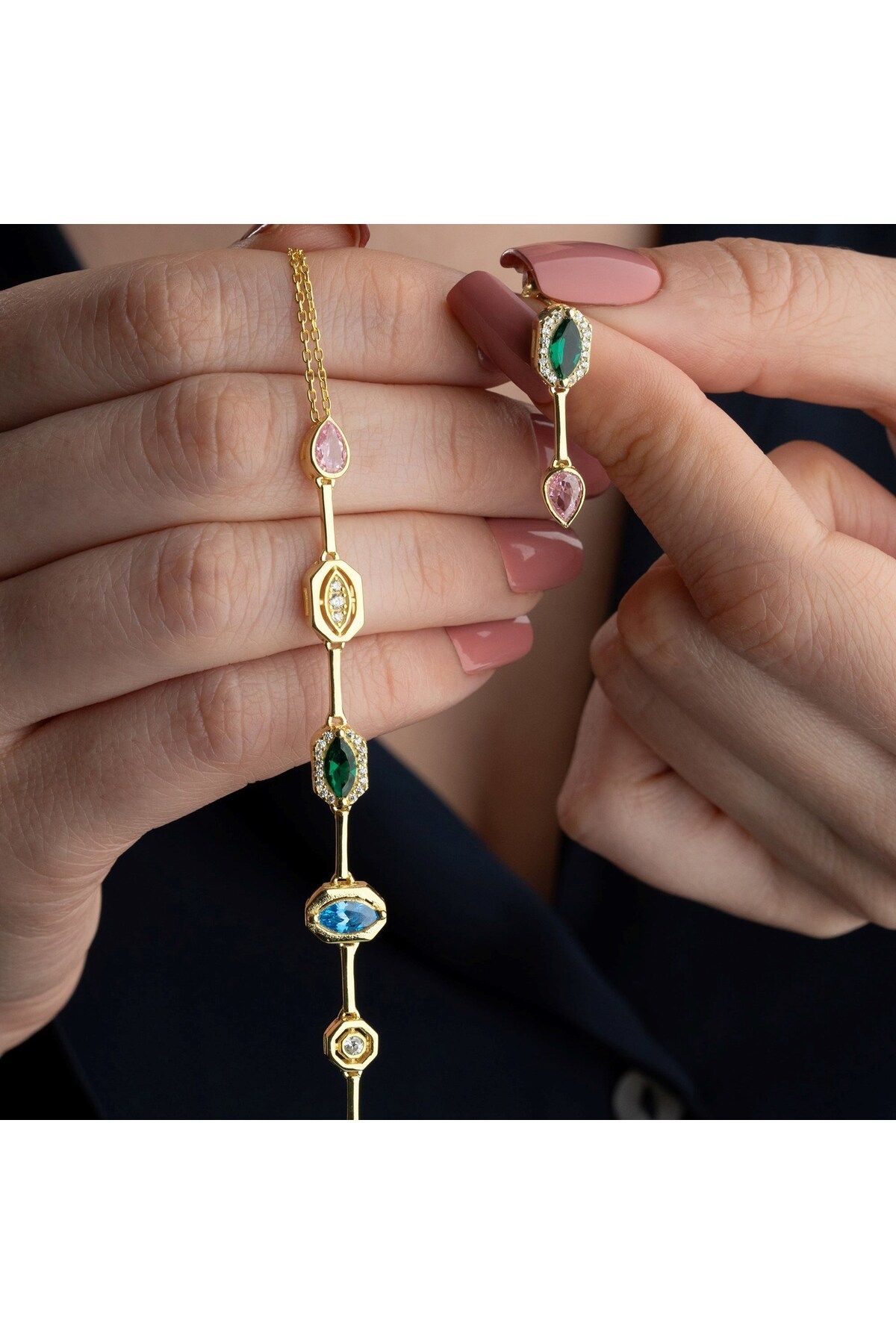 beonejewelry ADITI Y SET | 925 GÜMÜŞ
