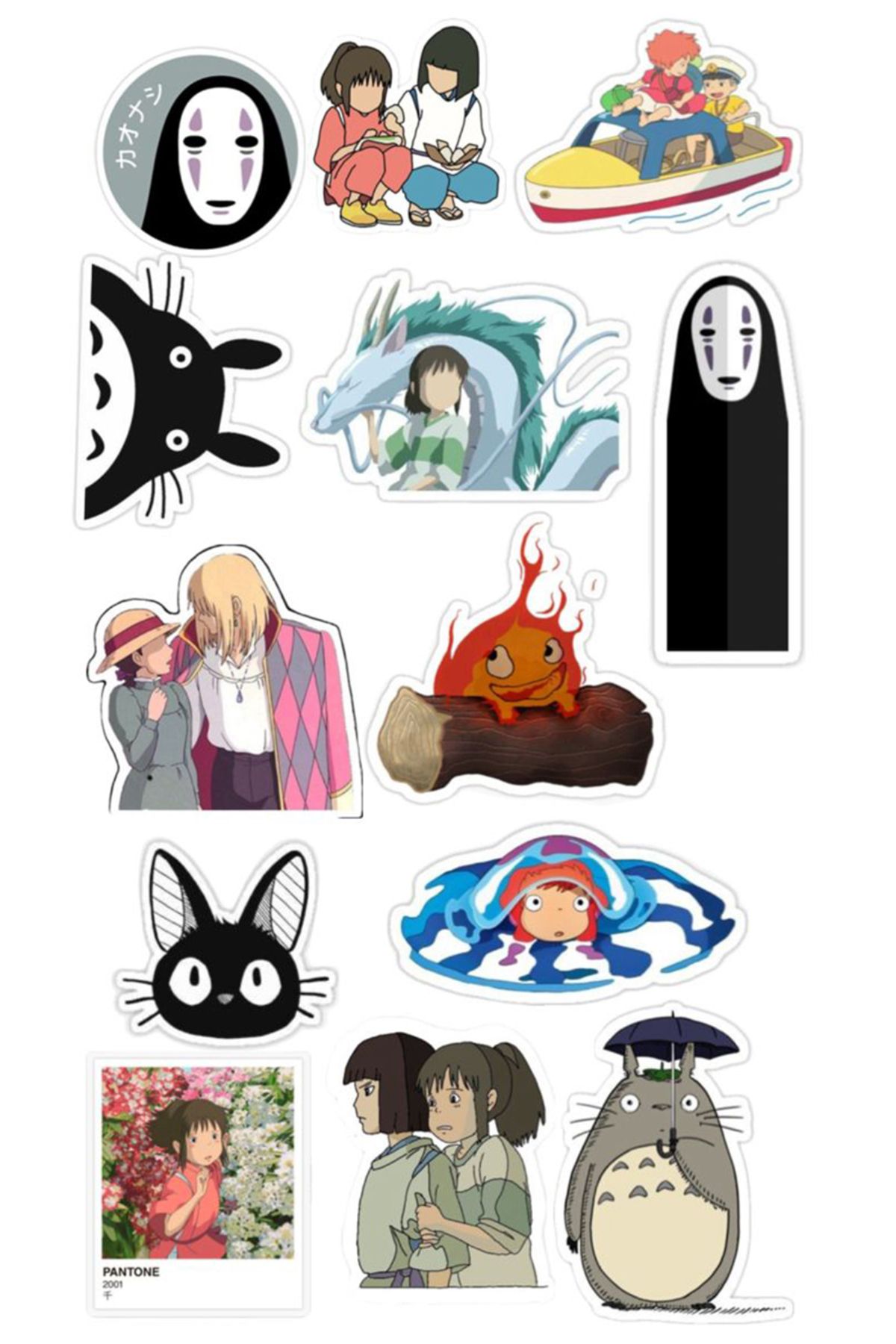BK Design Anime Sticker Telefon Laptop Notebook Tablet Defter Matara Stiker Etiket ST1736