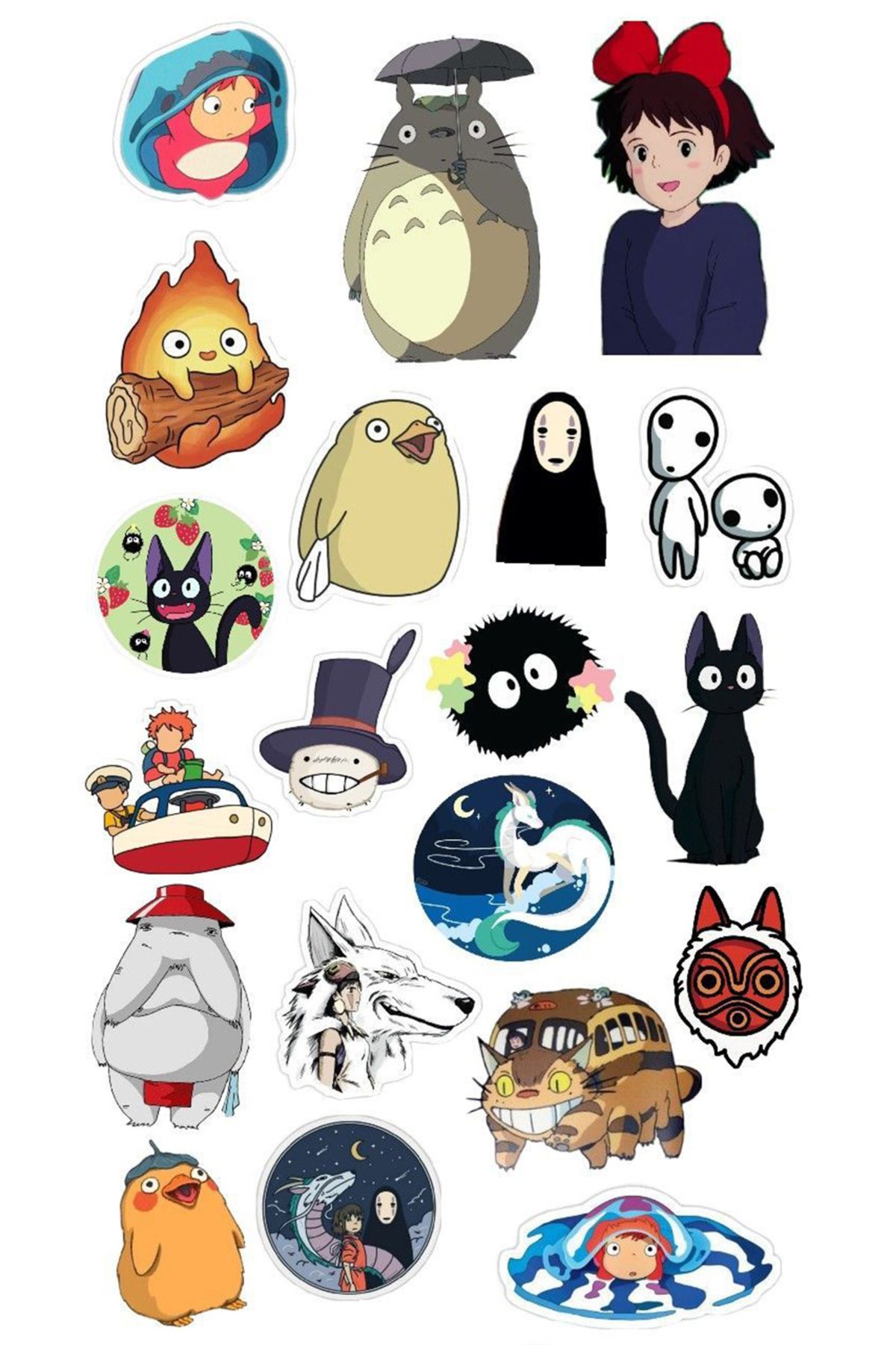 BK Design Anime Sticker Telefon Laptop Notebook Tablet Defter Matara Stiker Etiket ST1678