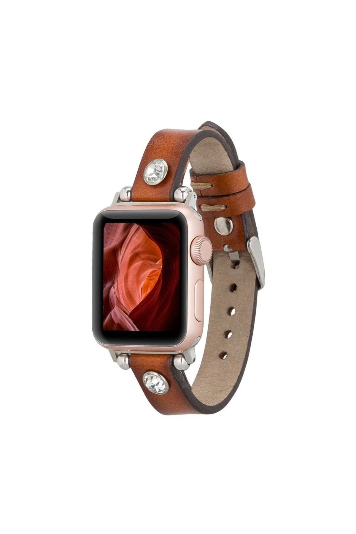 Angoravi Watch Uyumlu Deri Kordon Visby 38-40-41mm RST2EF