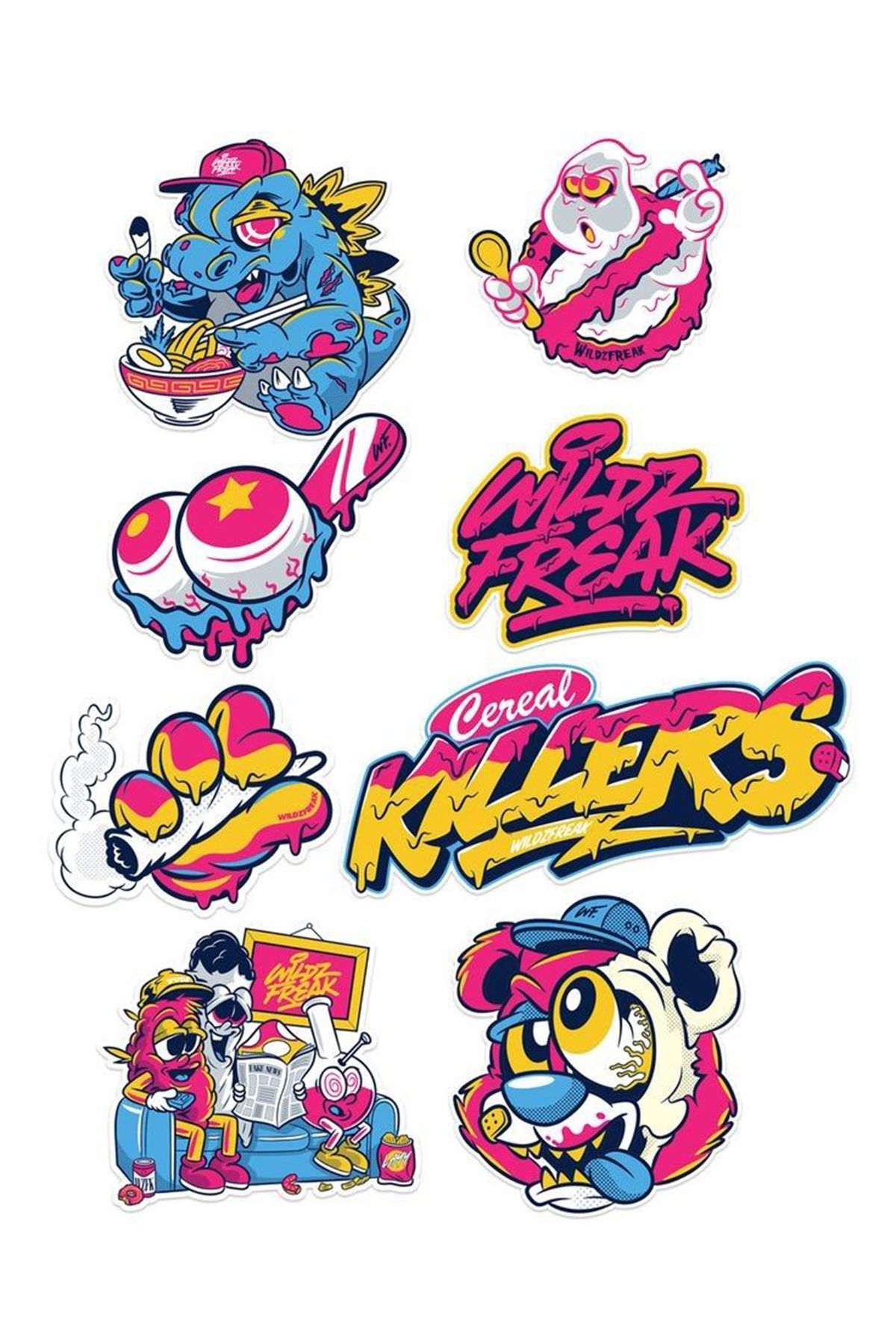 BK Design Popüler Sticker Telefon Laptop Notebook Tablet Defter Matara Stiker Etiket ST1689