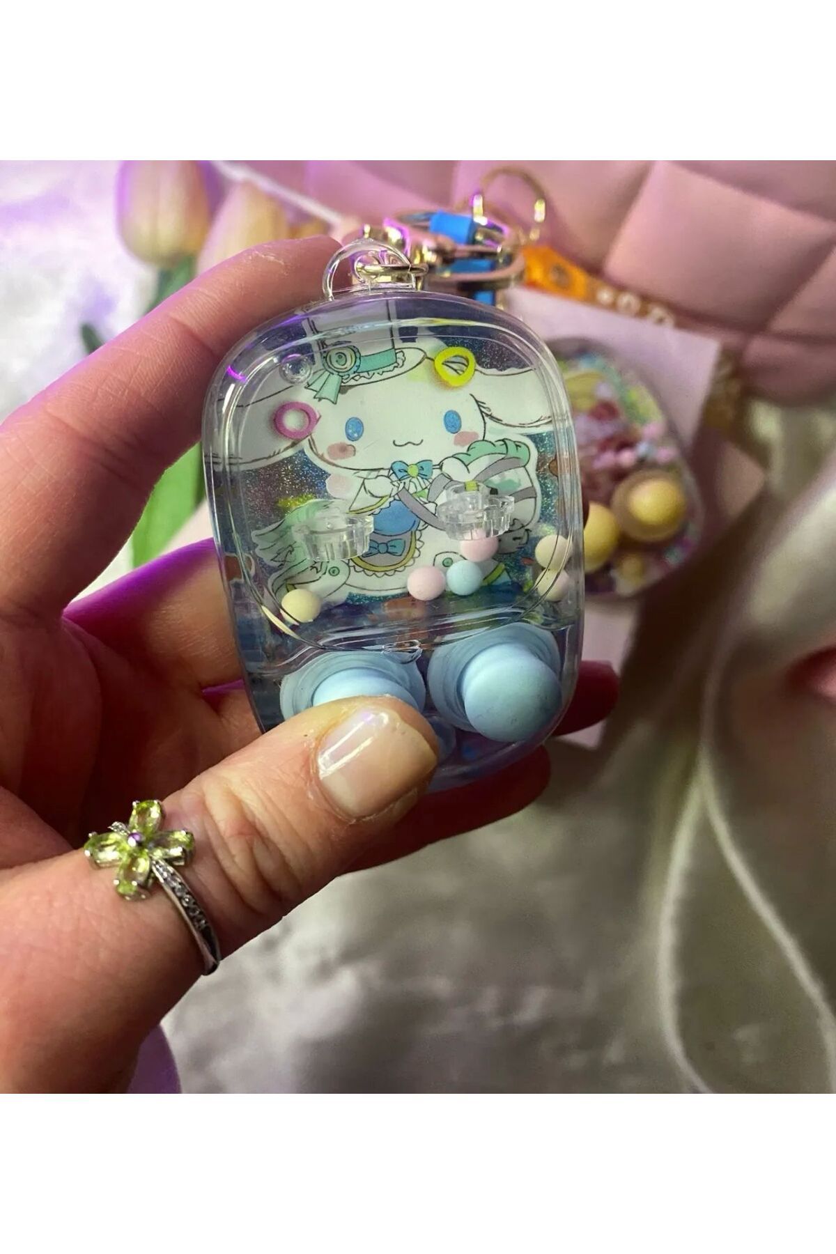 est-co Anahtarlık Tavşan Kuromi Bubble Oyunlu